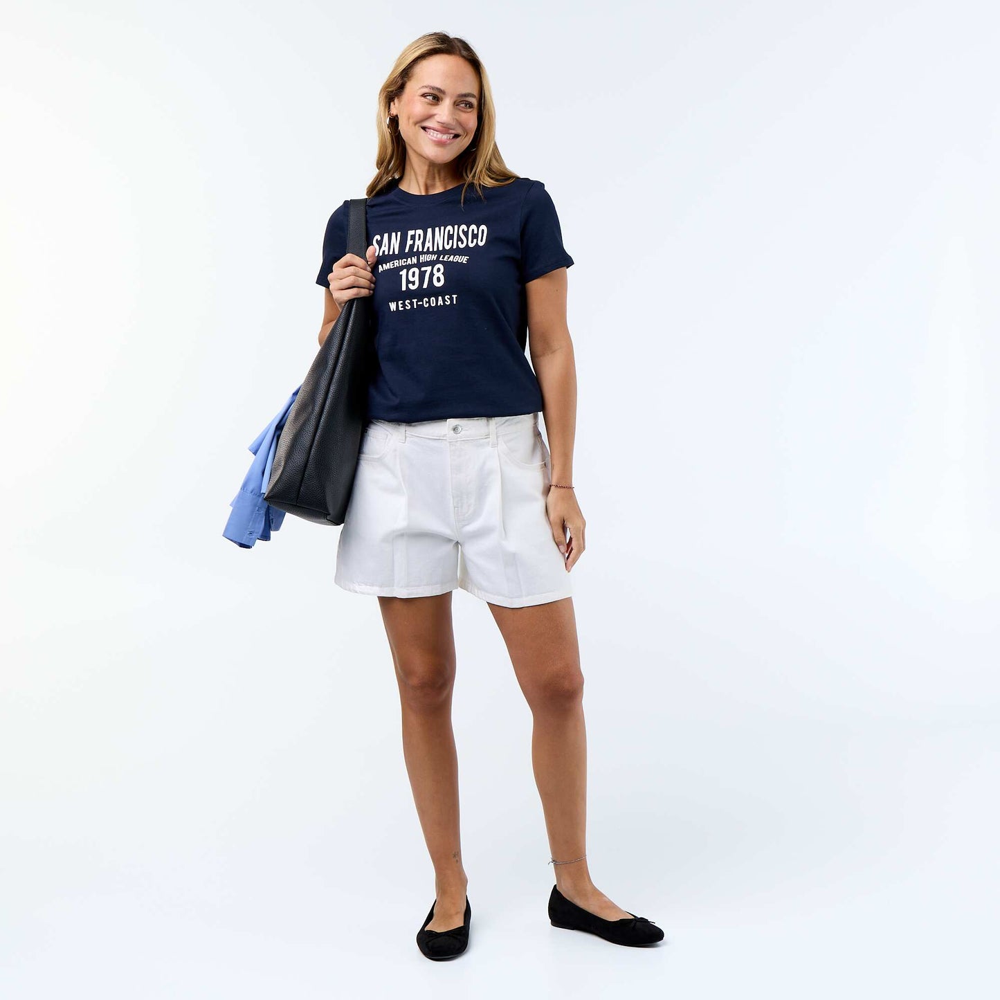 T-shirt imprimé BLEU