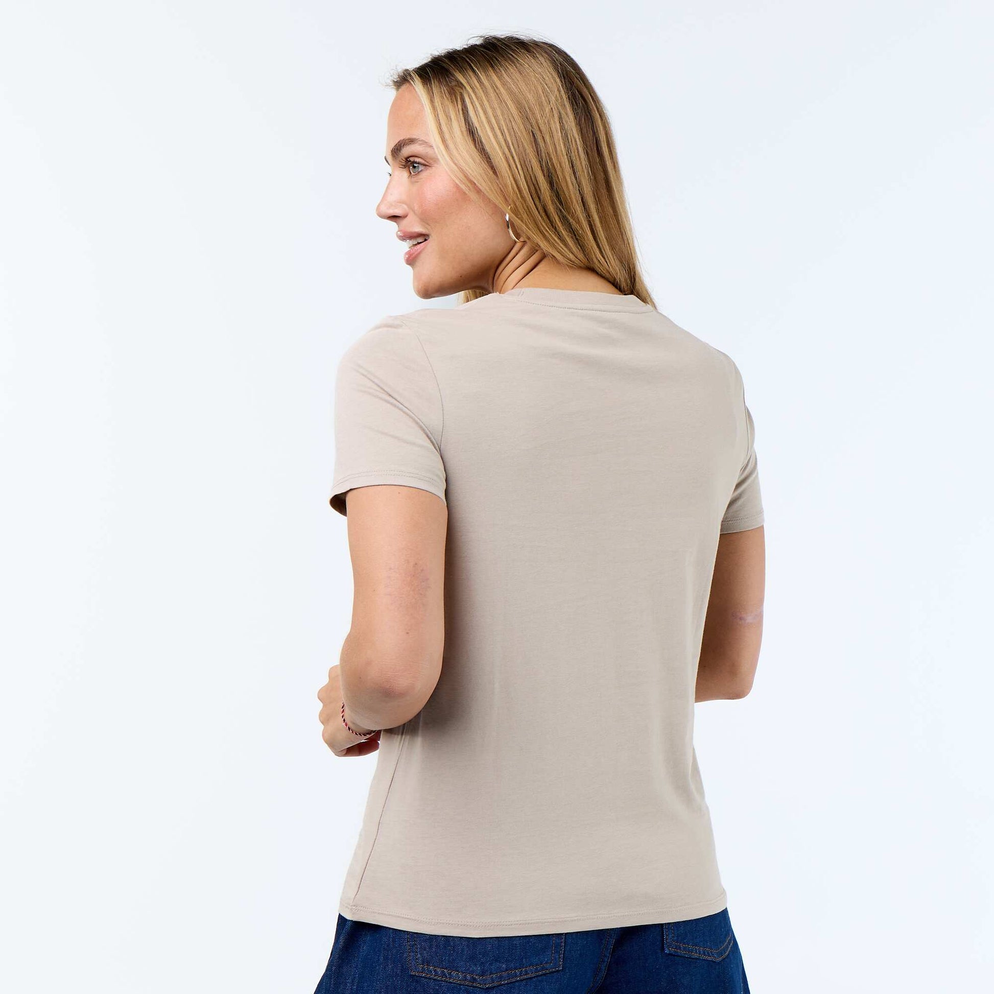 T-shirt imprimé BEIGE