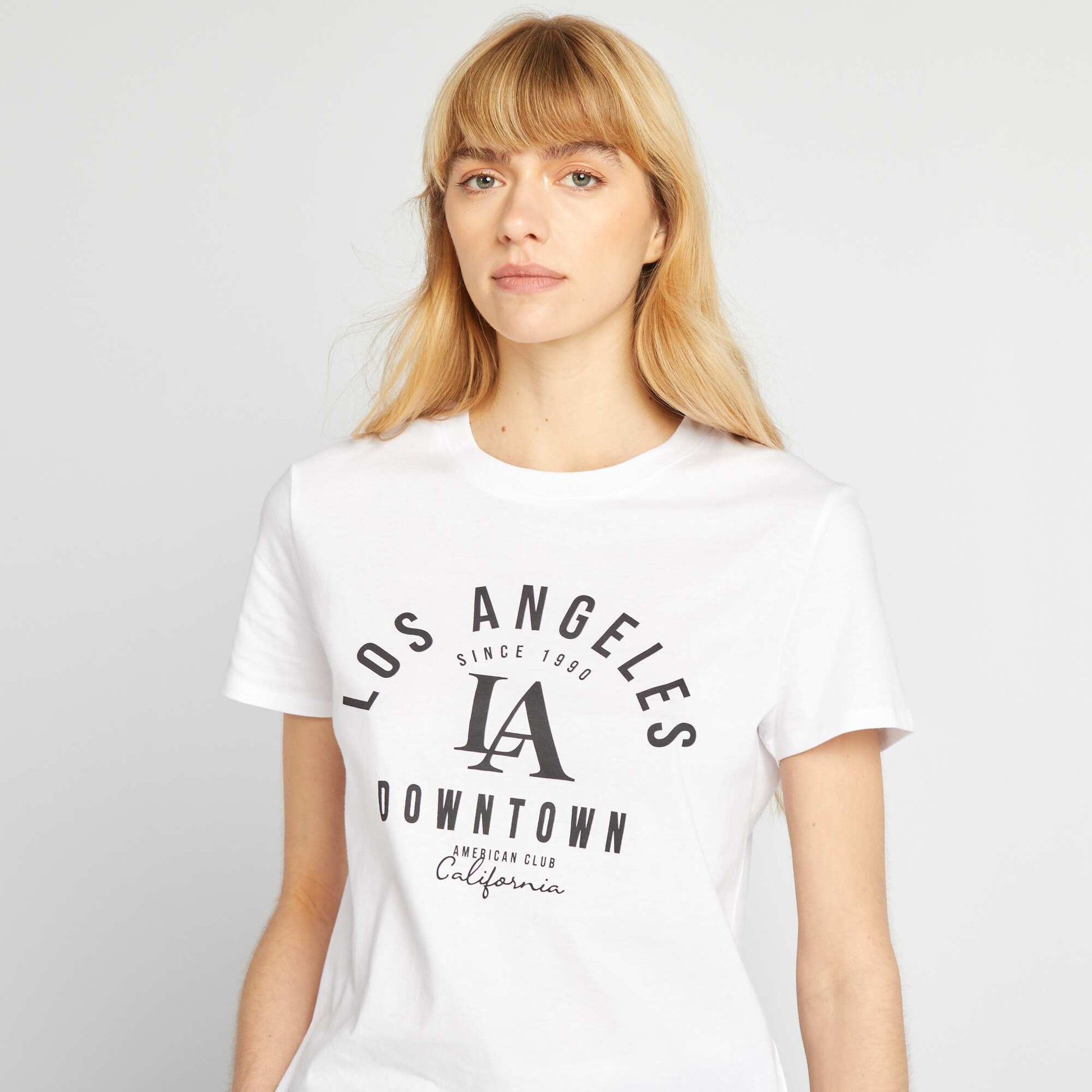T-shirt imprimé BLANC