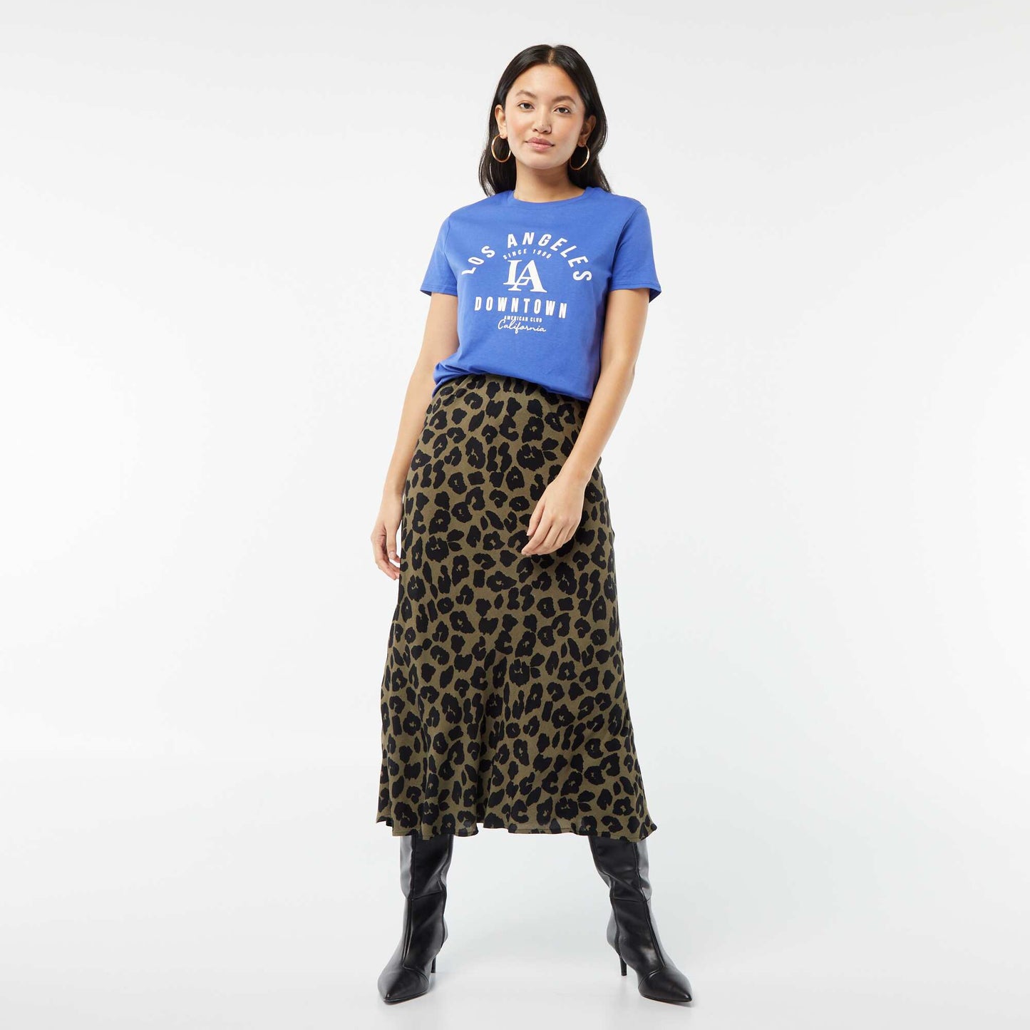 T-shirt imprimé BLEU