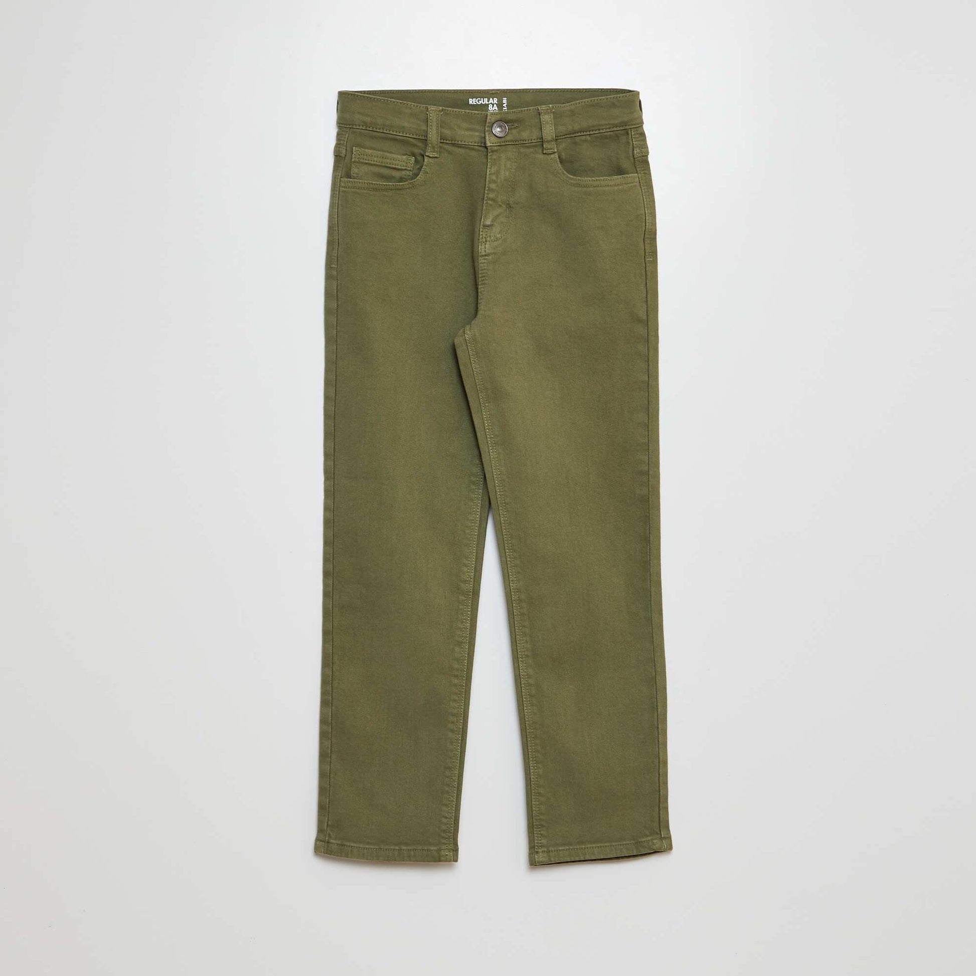 Jean regular coupe droite Vert