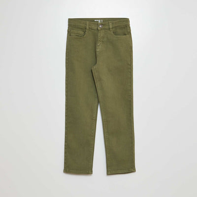 Jean regular coupe droite Vert