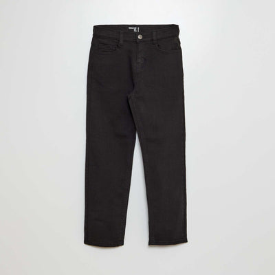 Jean regular coupe droite noir