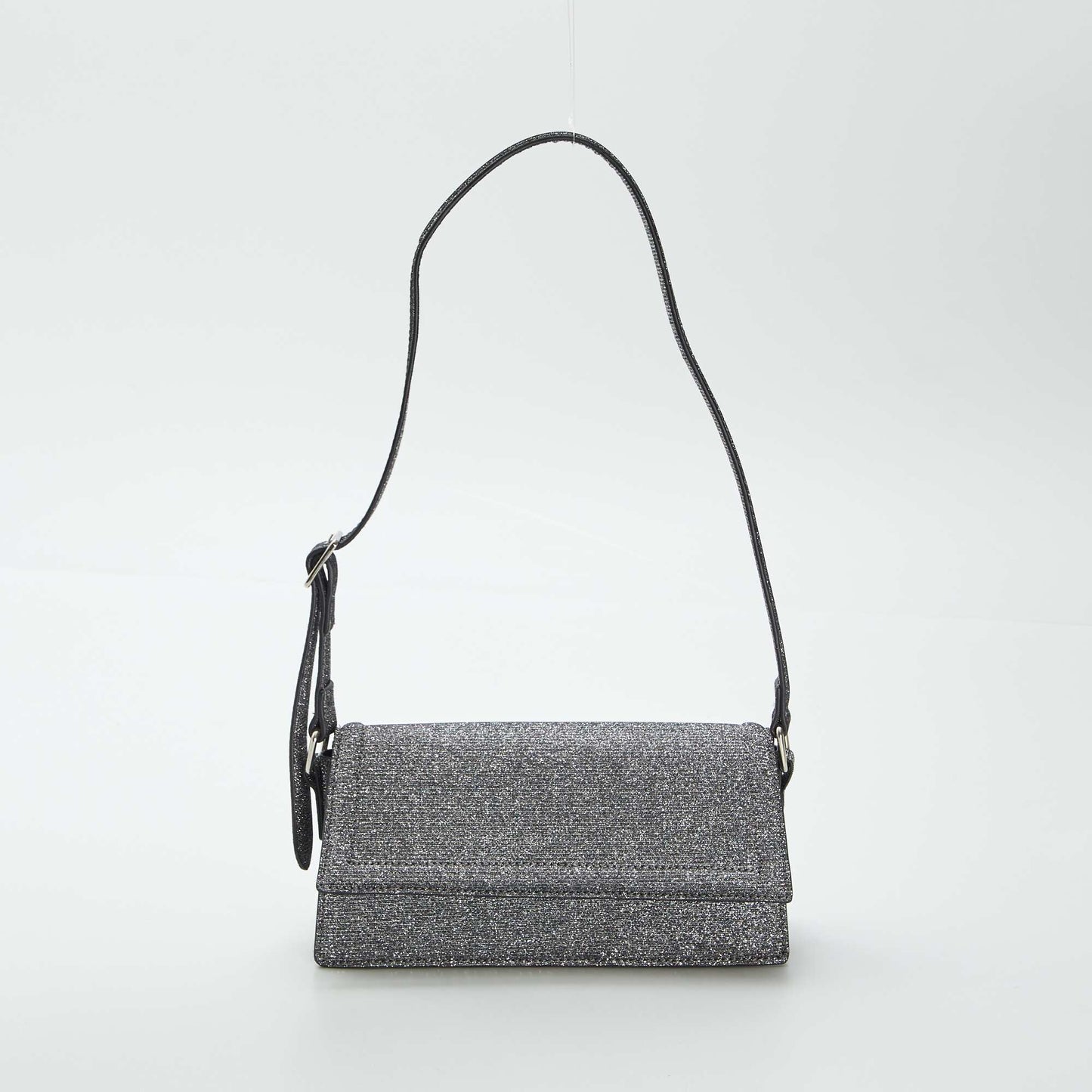 Sac paillet bandouli re Gris
