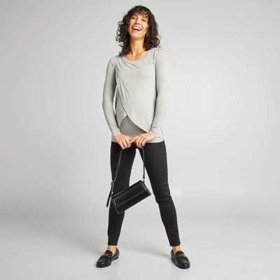 Pantalon skinny grossesse NOIR