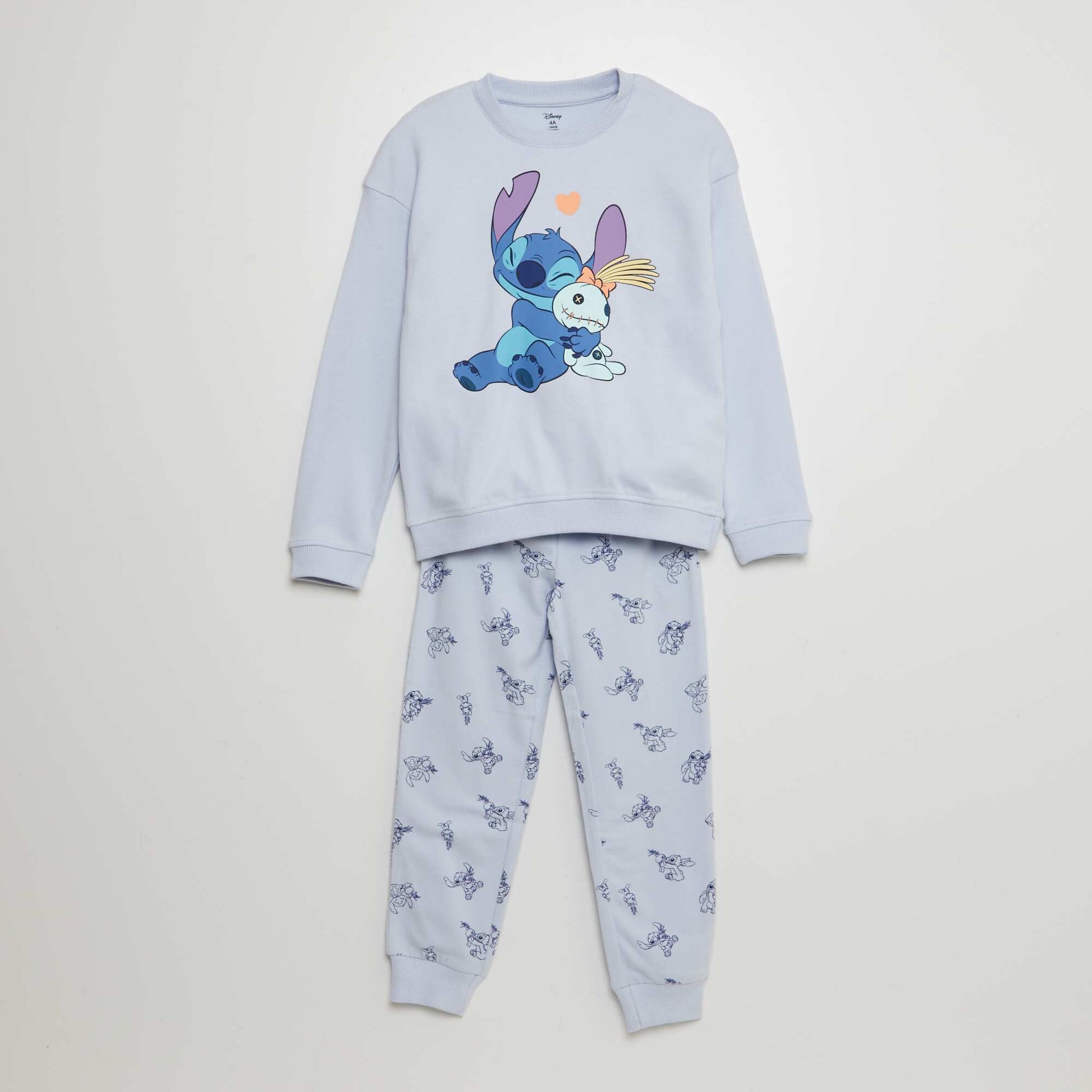 Ensemble pyjama 'Stitch' - 2 pièces Bleu
