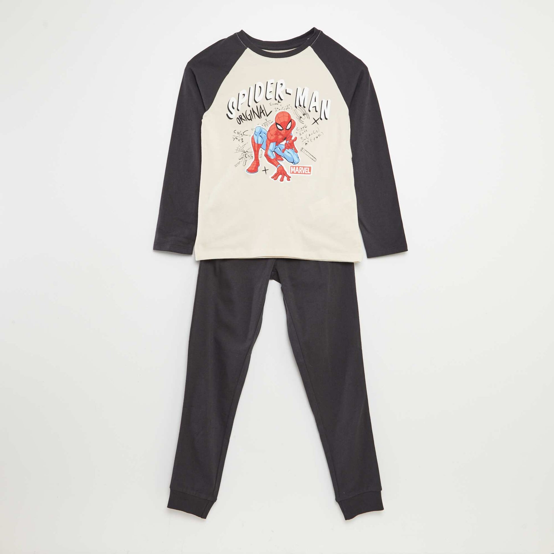 Ensemble pyjama 'Spider-man' - 2 pièces Beige