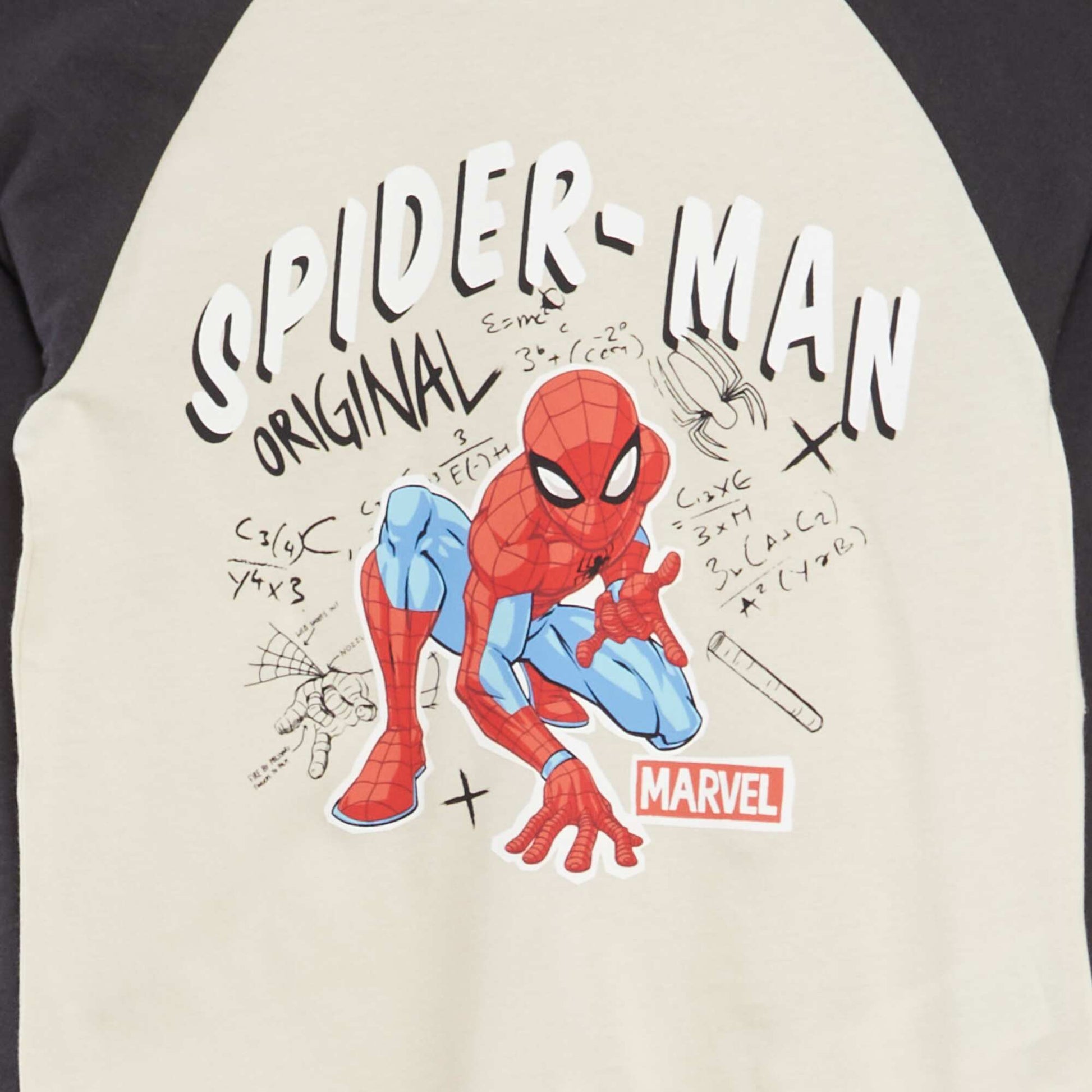 Ensemble pyjama 'Spider-man' - 2 pièces Beige
