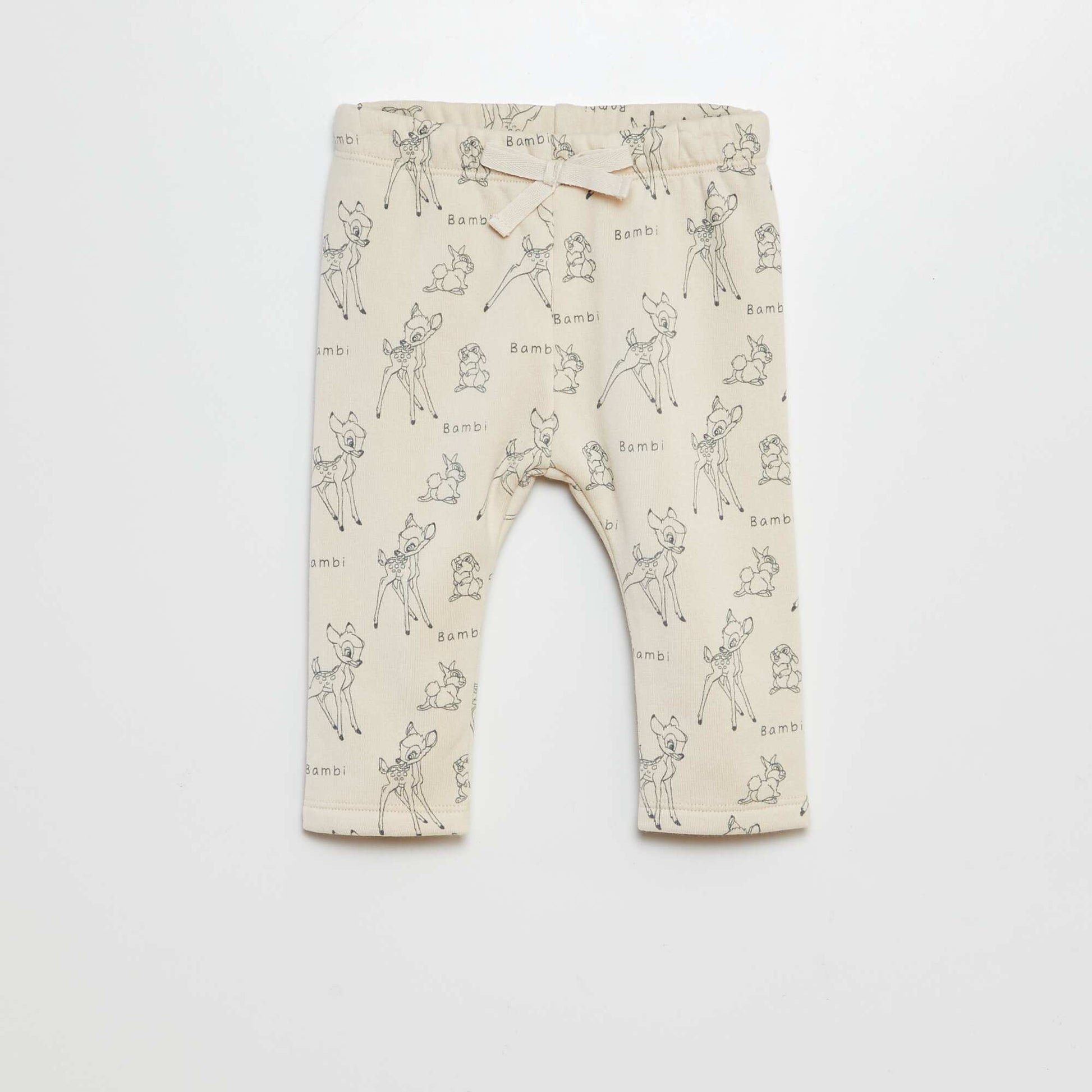 Legging 'Disney' en molleton léger 'Bambi' Blanc