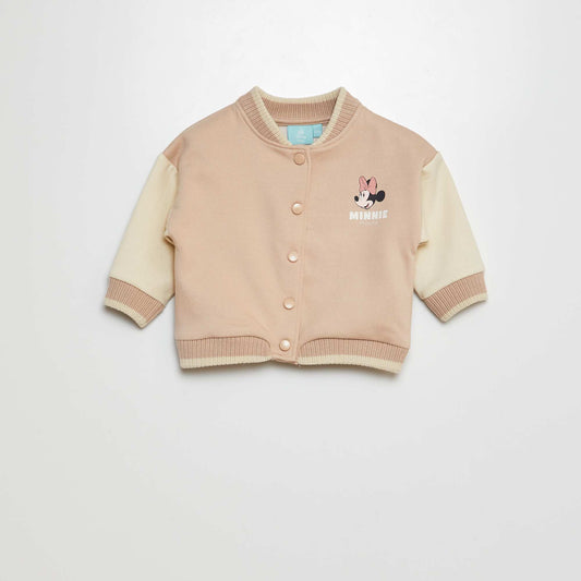 Blouson bicolore molleton 'Disney' Beige