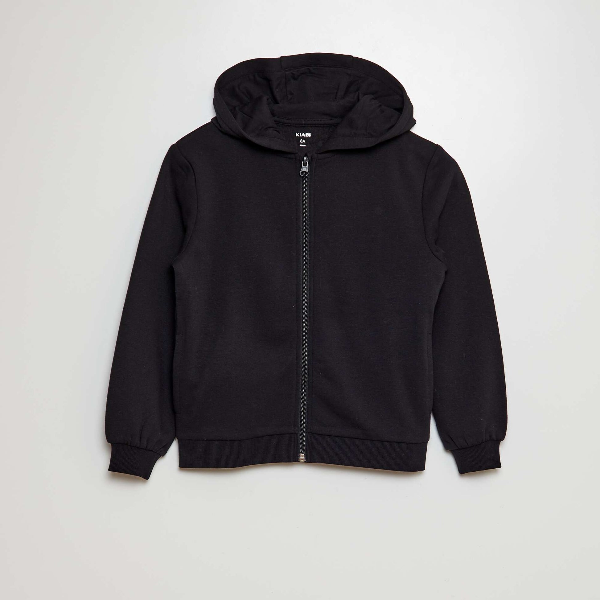 Sweat à capuche zippé NOIR