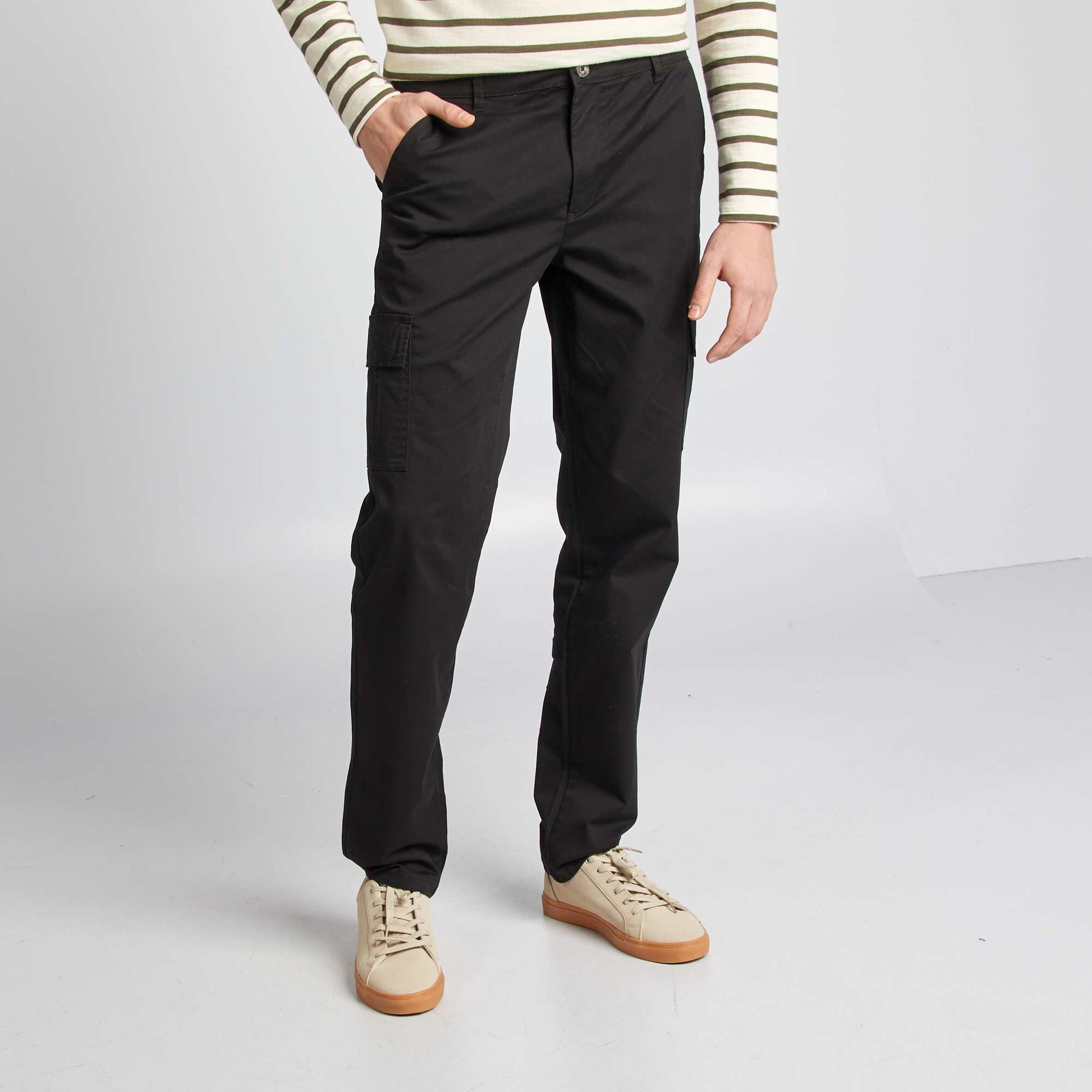 Pantalon multipoche - L36 NOIR