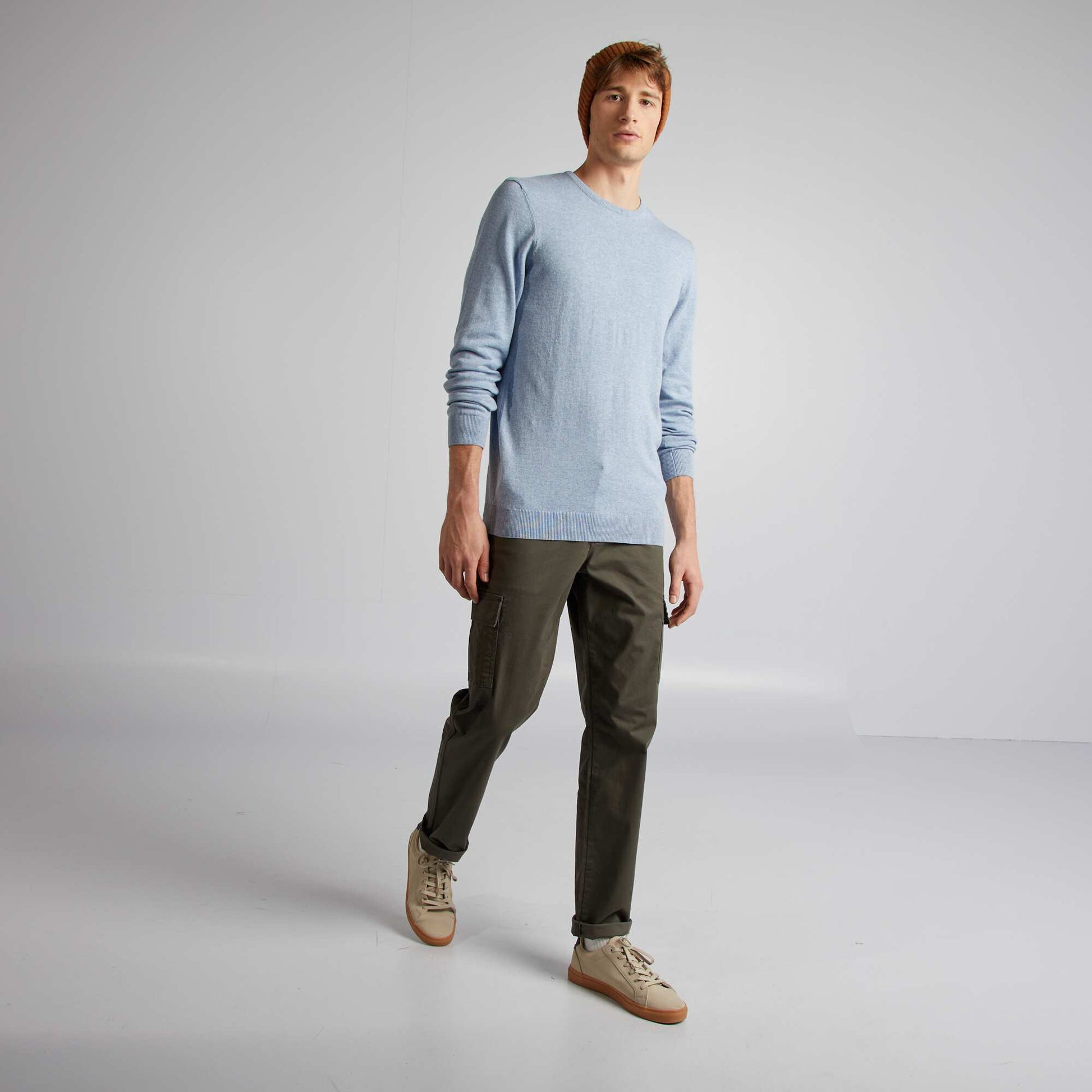 Pantalon multipoche - L36 KAKI