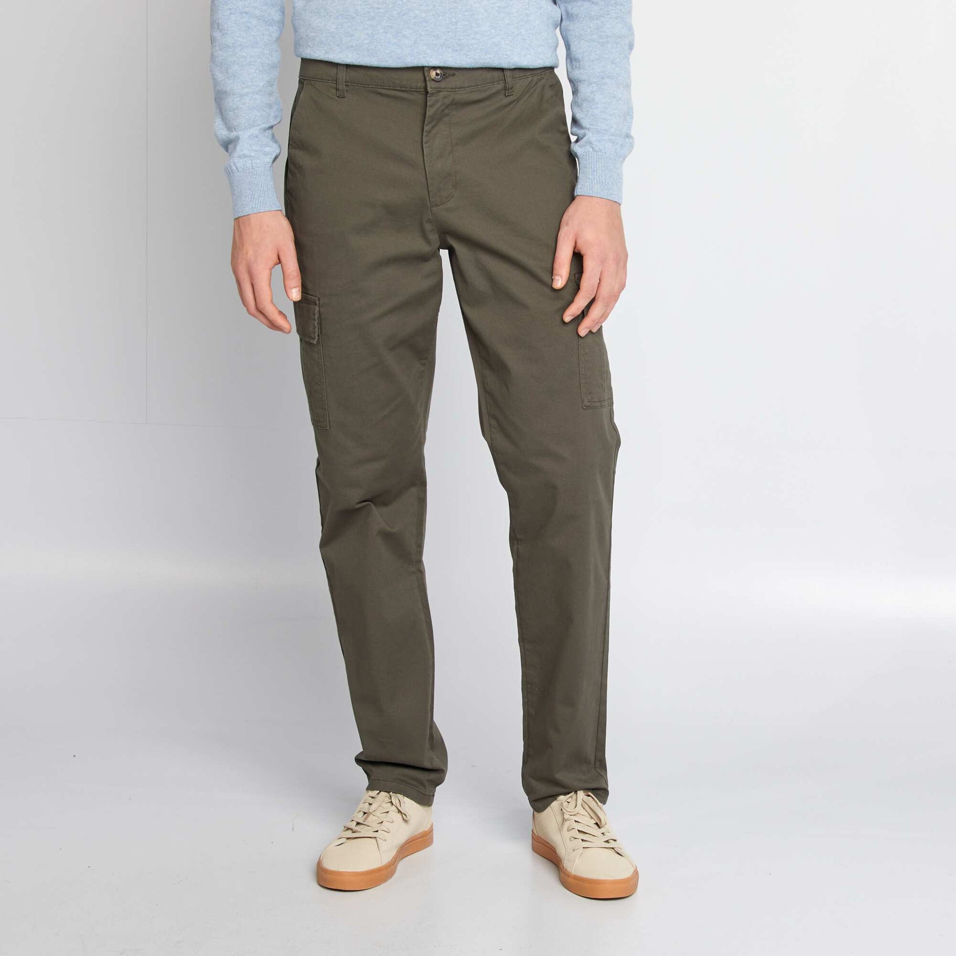Pantalon multipoche - L36 KAKI
