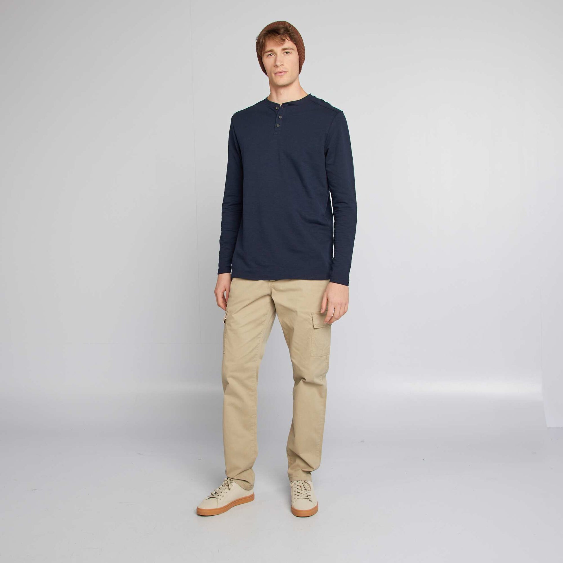 Pantalon multipoche - L36 BEIGE