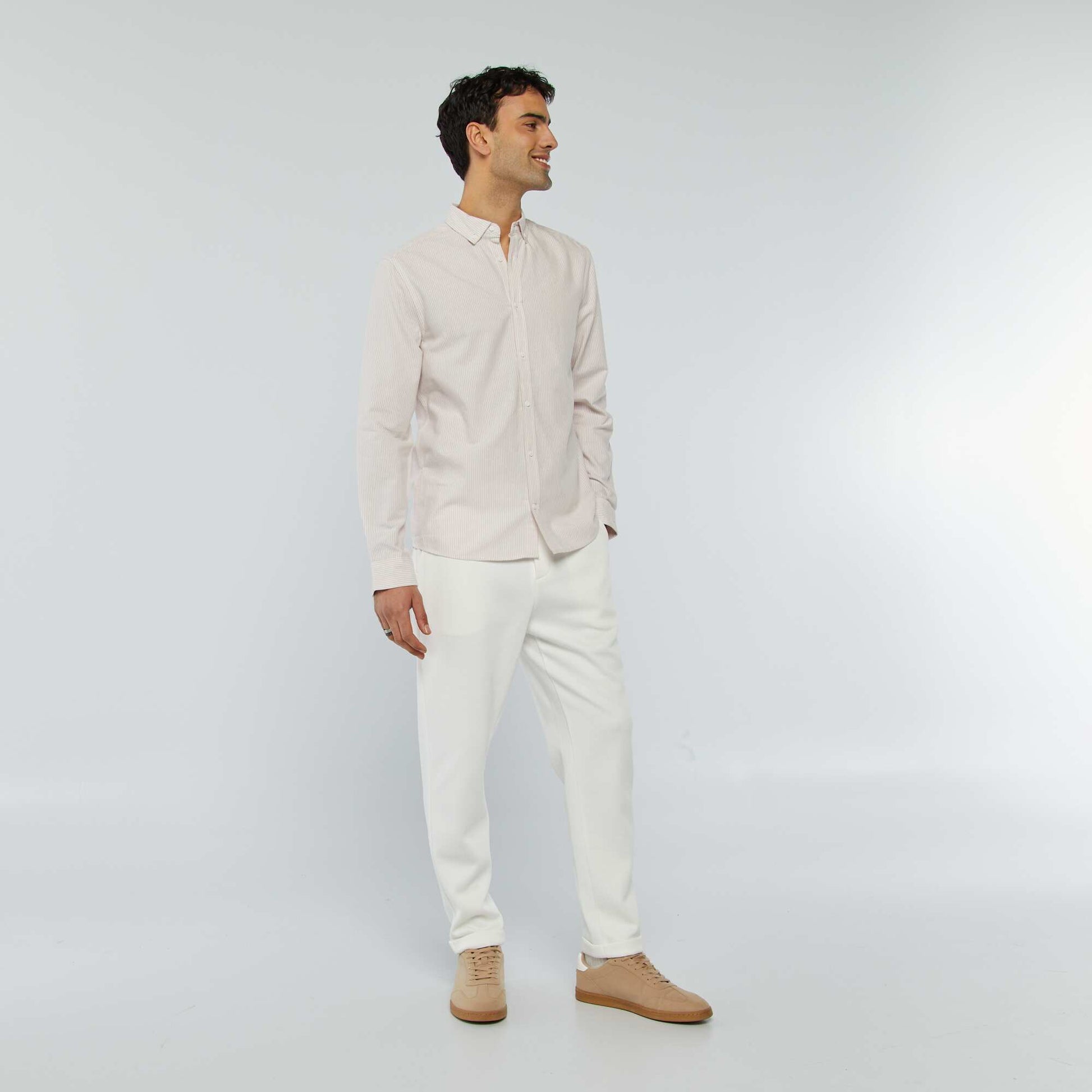 Chemise Oxford à motif ROSE