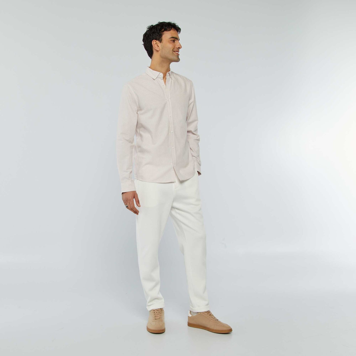 Chemise Oxford à motif ROSE