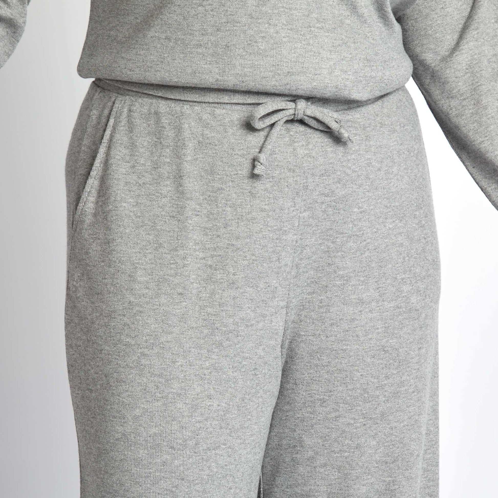 Pantalon en maille douce GRIS