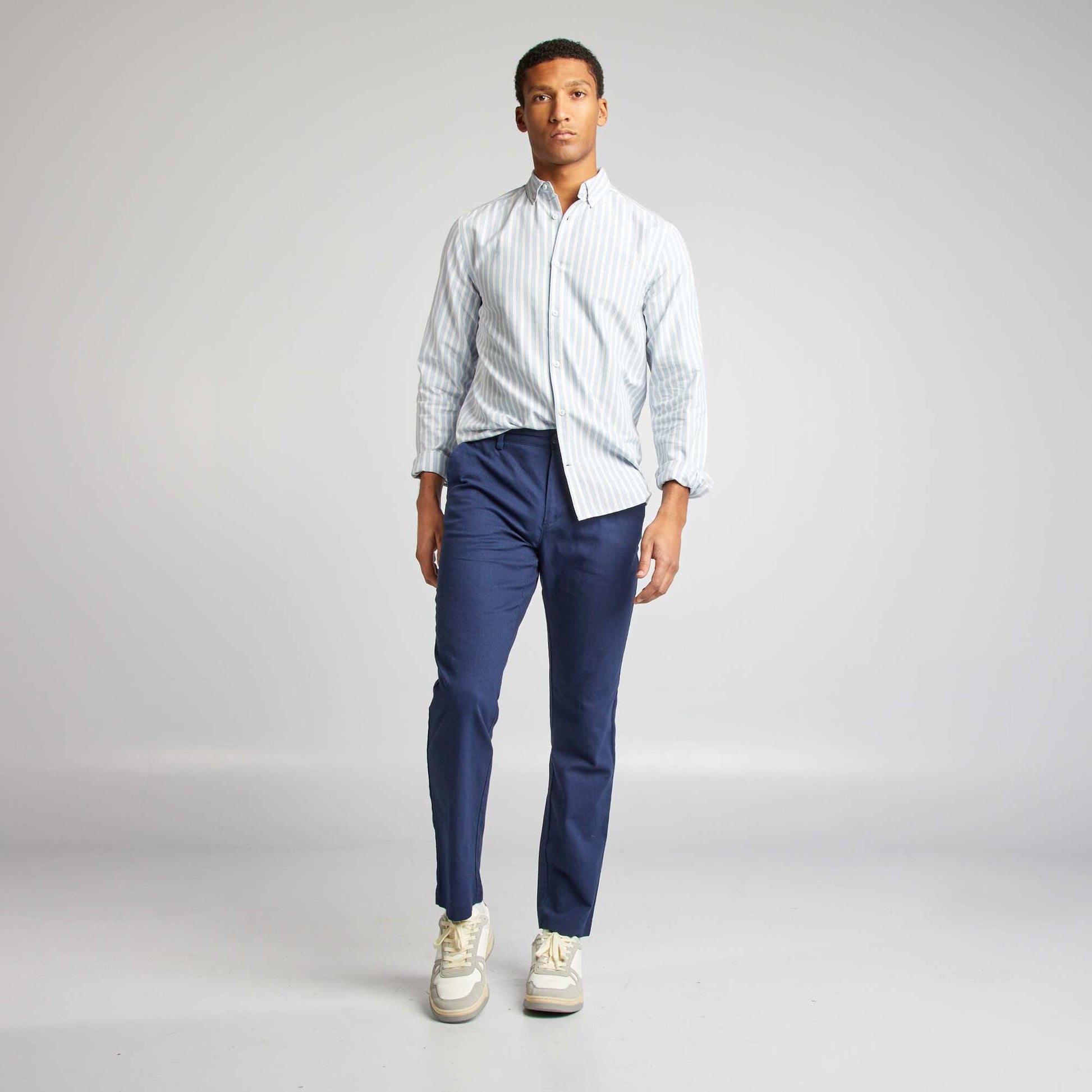 Chino coupe ajustée / slim fit Noir