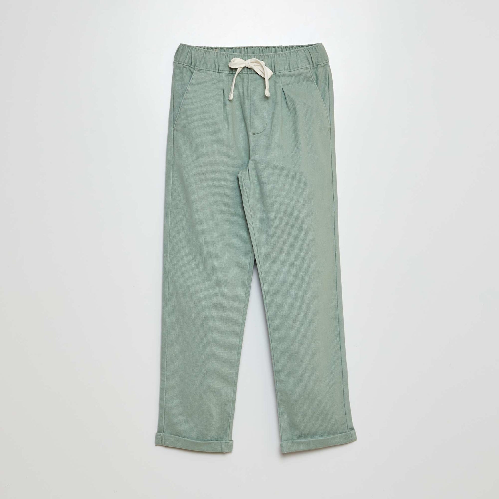 Pantalon esprit 'jogger' Vert