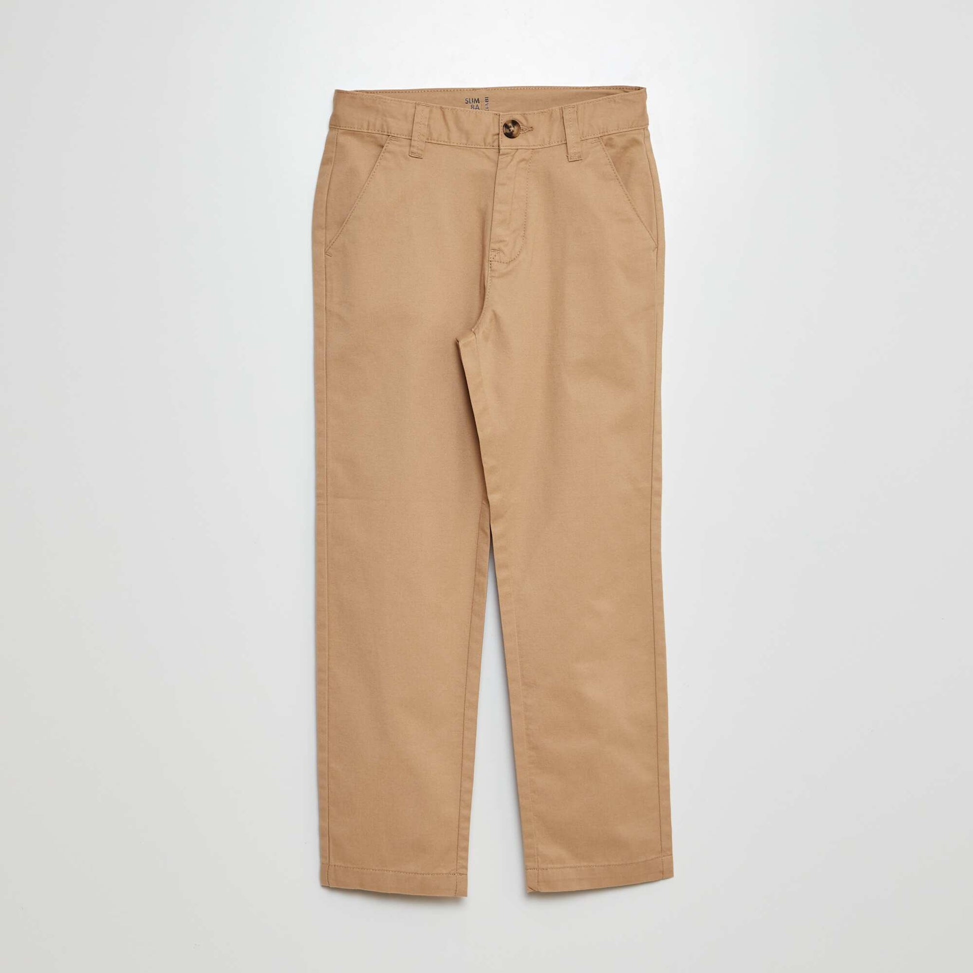 Pantalon chino slim Beige
