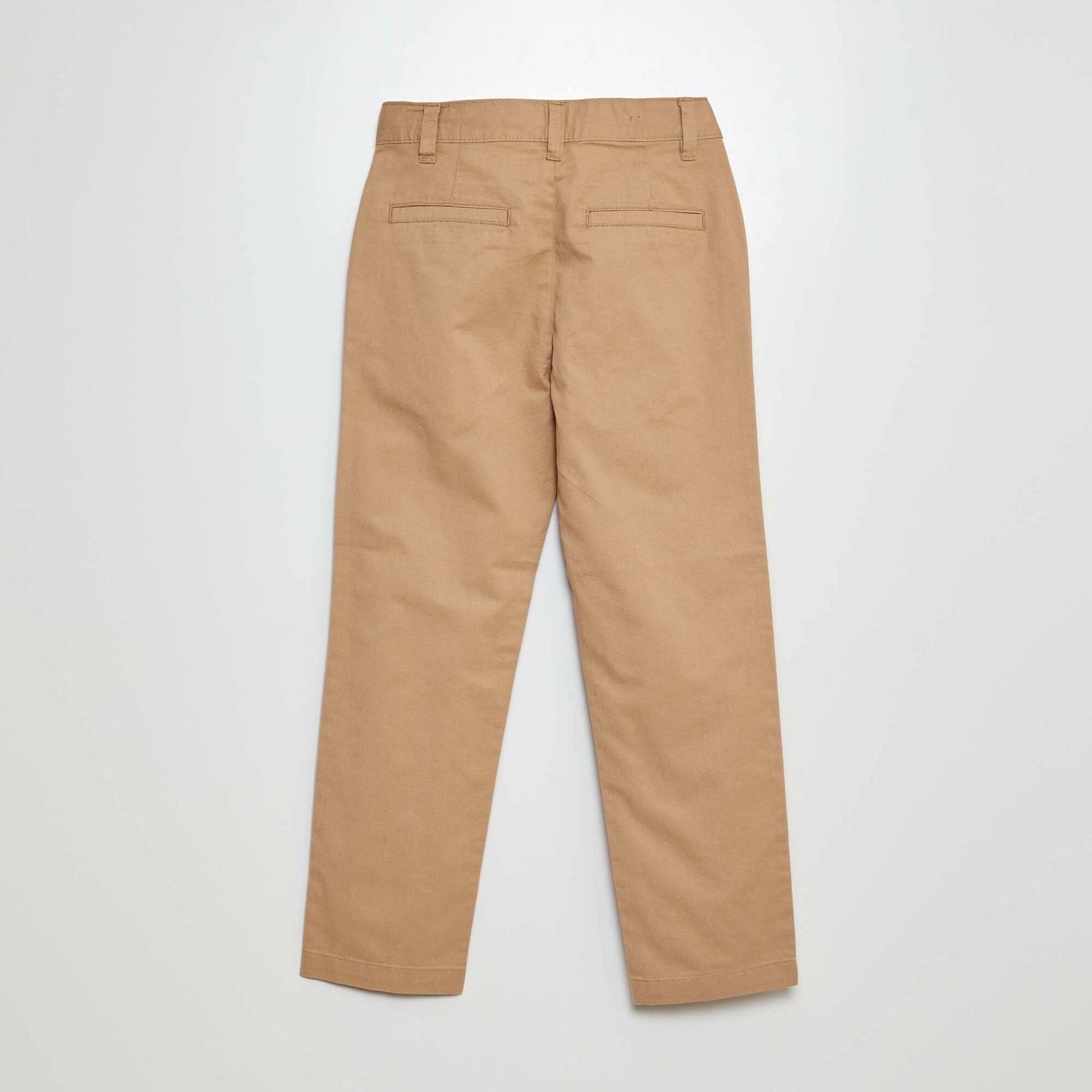 Pantalon chino slim Beige
