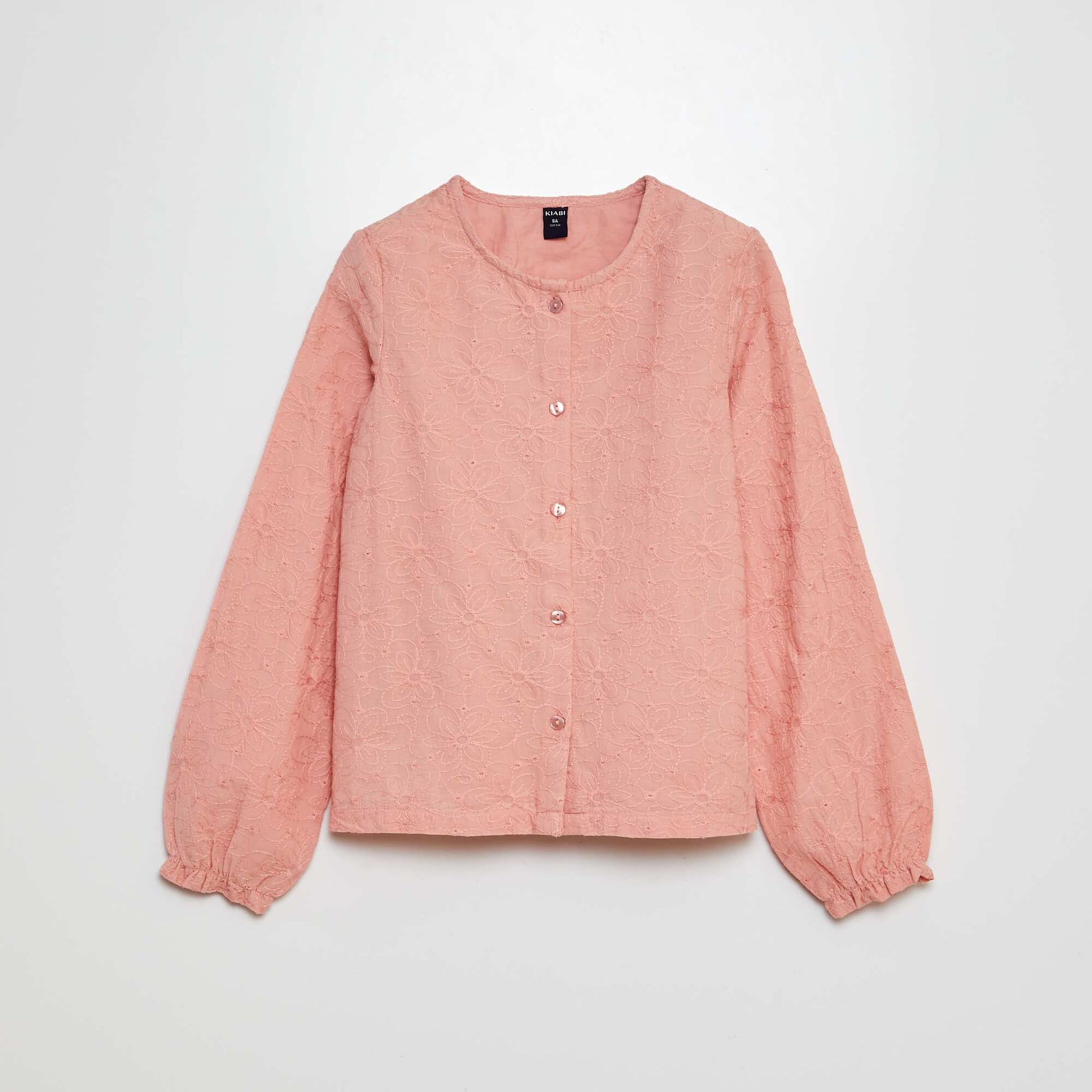 Chemisier avec broderies anglaises ROSE