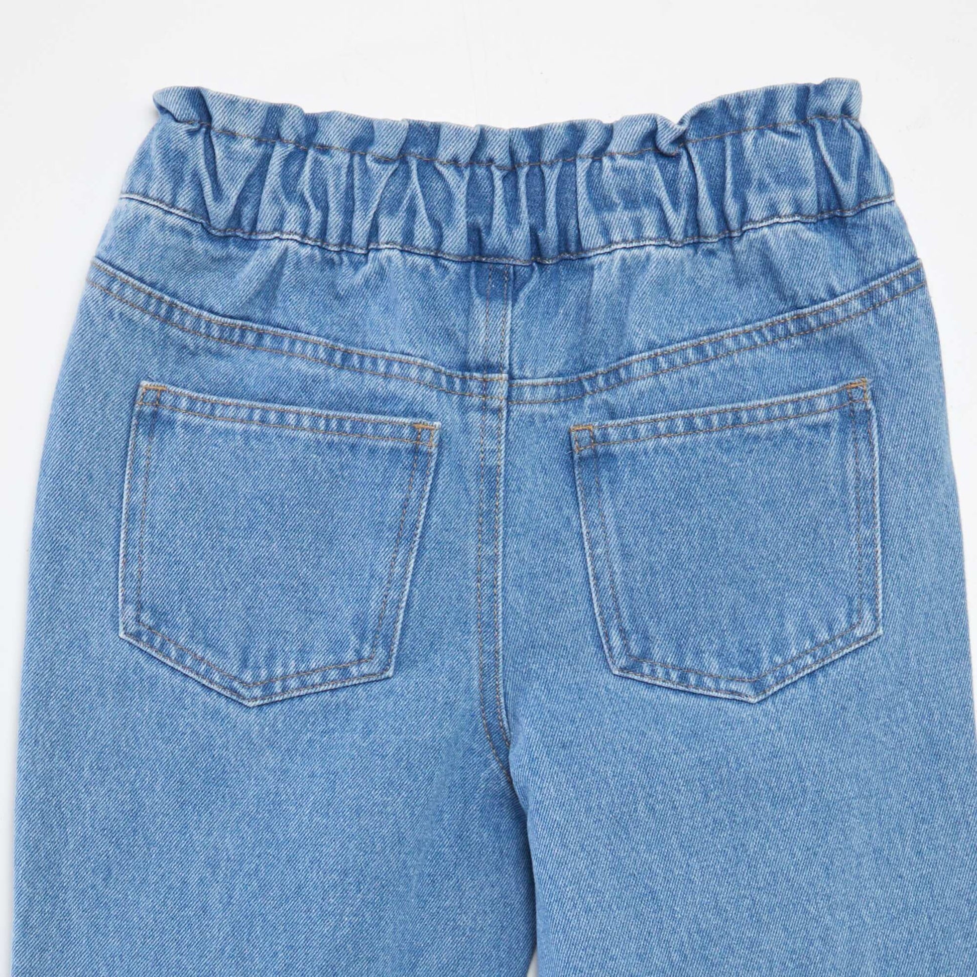 Jean imprimé 'Stitch' Bleu