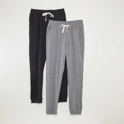 Lot de 2 pantalons de pyjama ! Noir