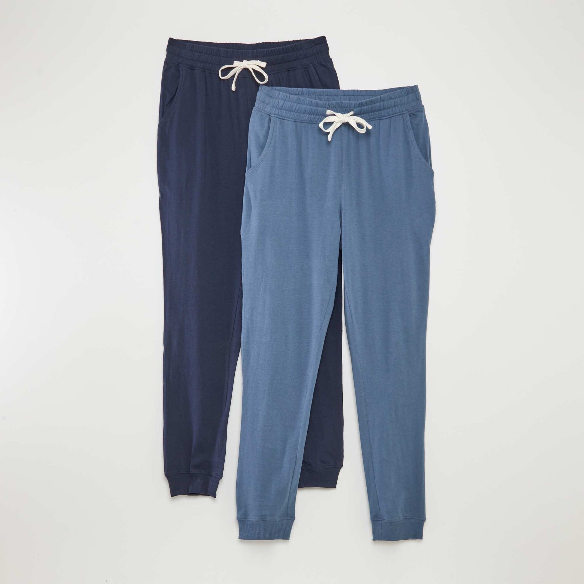 Lot de 2 pantalons de pyjama ! Bleu