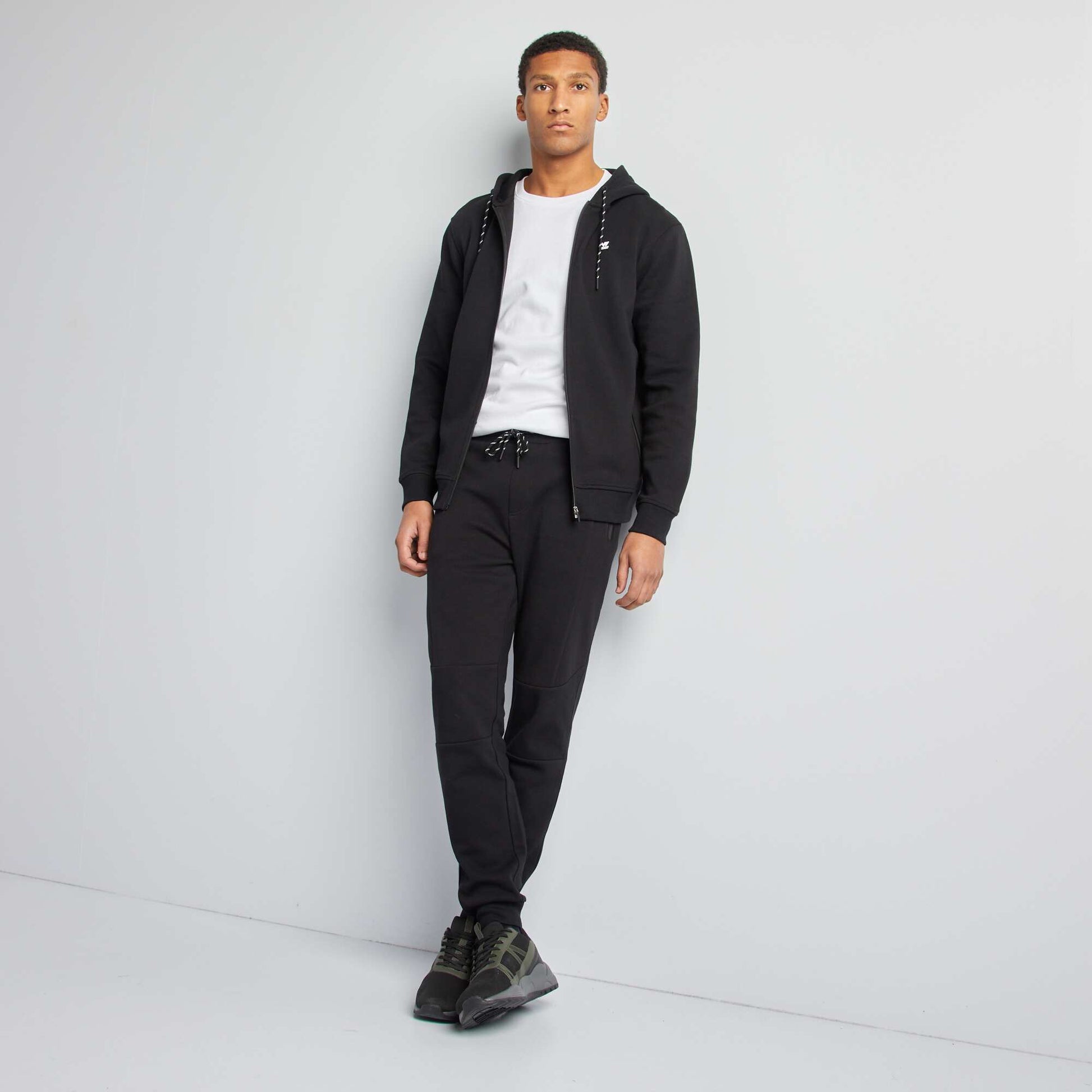 Pantalon de jogging en maille noir