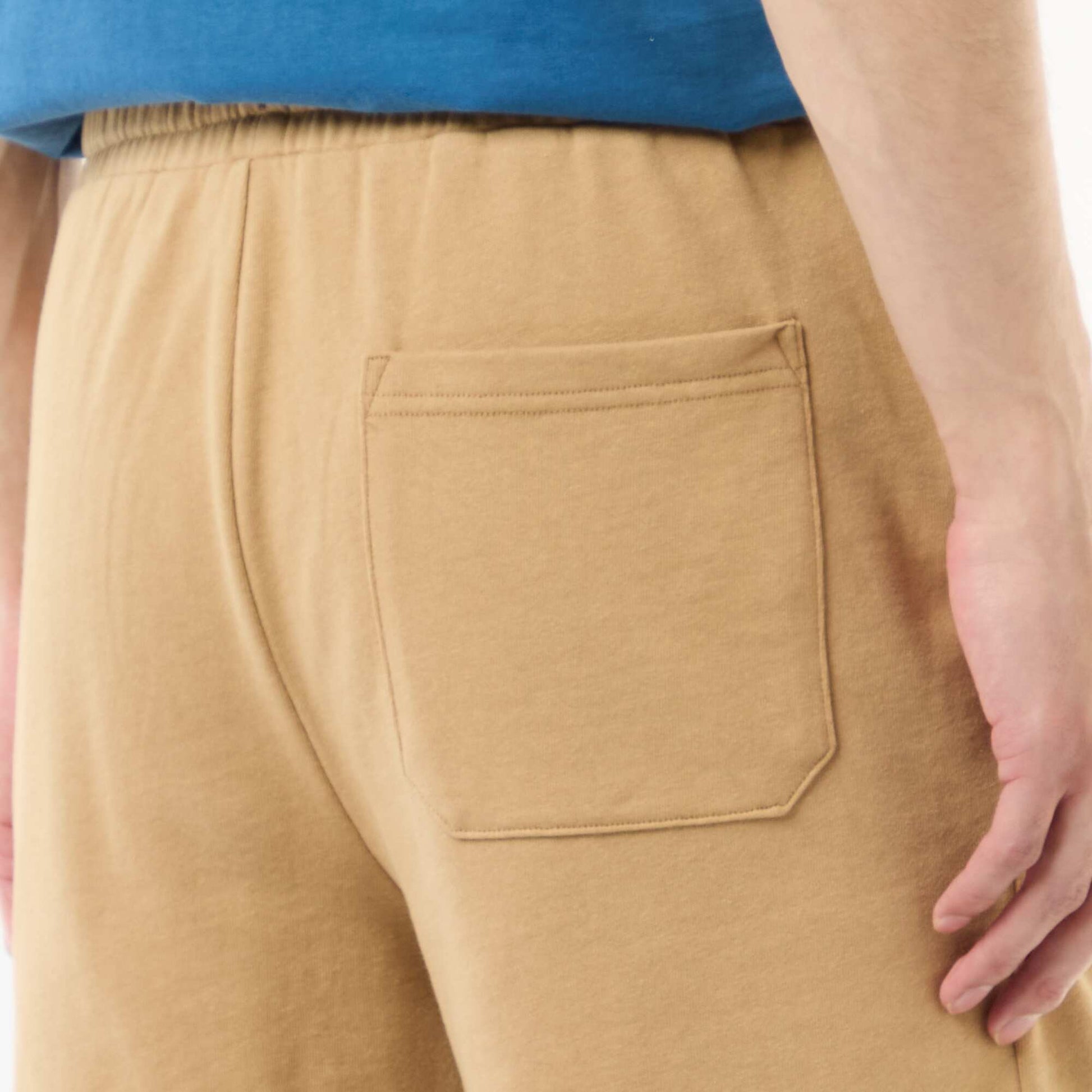 Bermuda en molleton léger BEIGE