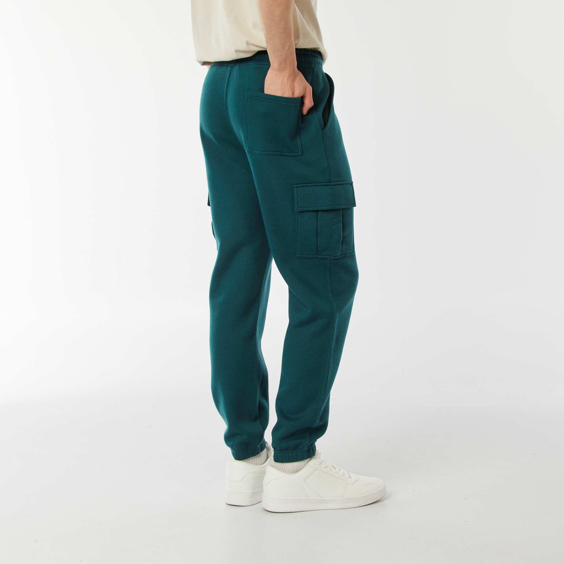 Jogging multi-poches en molleton VERT