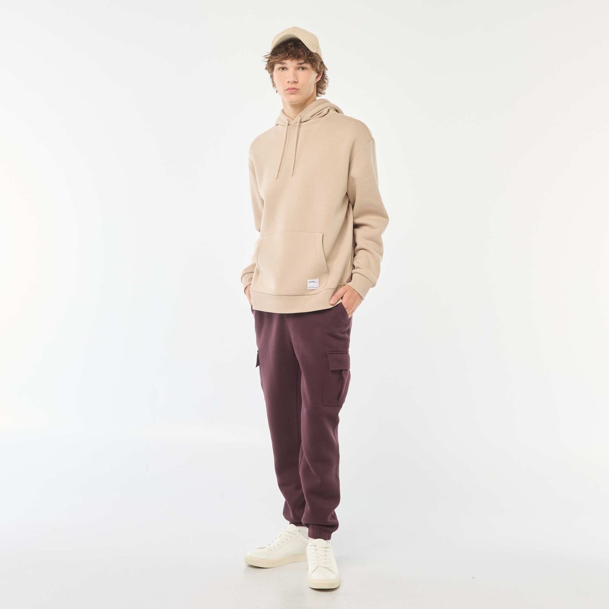 Jogging multi-poches en molleton VIOLET
