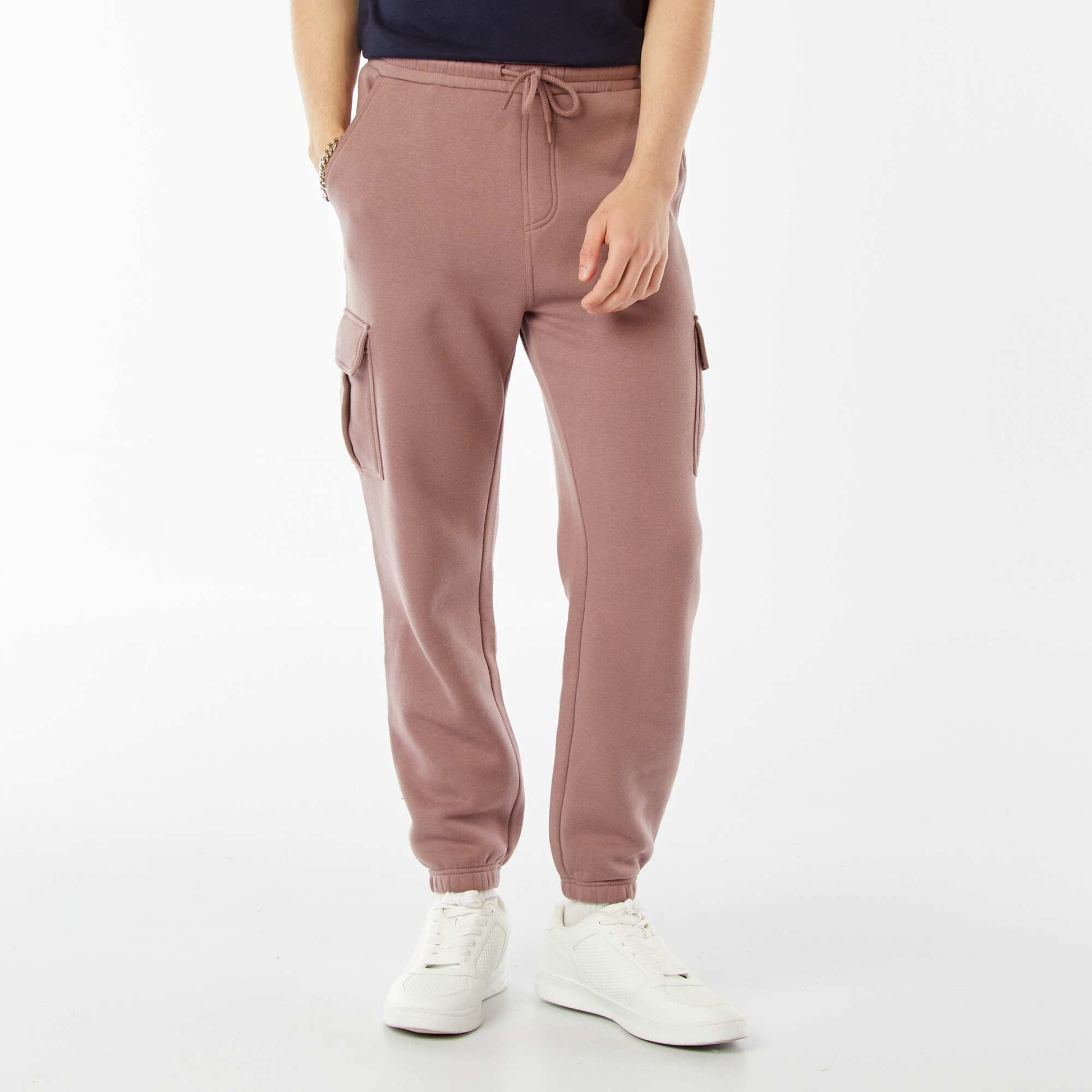 Jogging multi-poches en molleton VIOLET