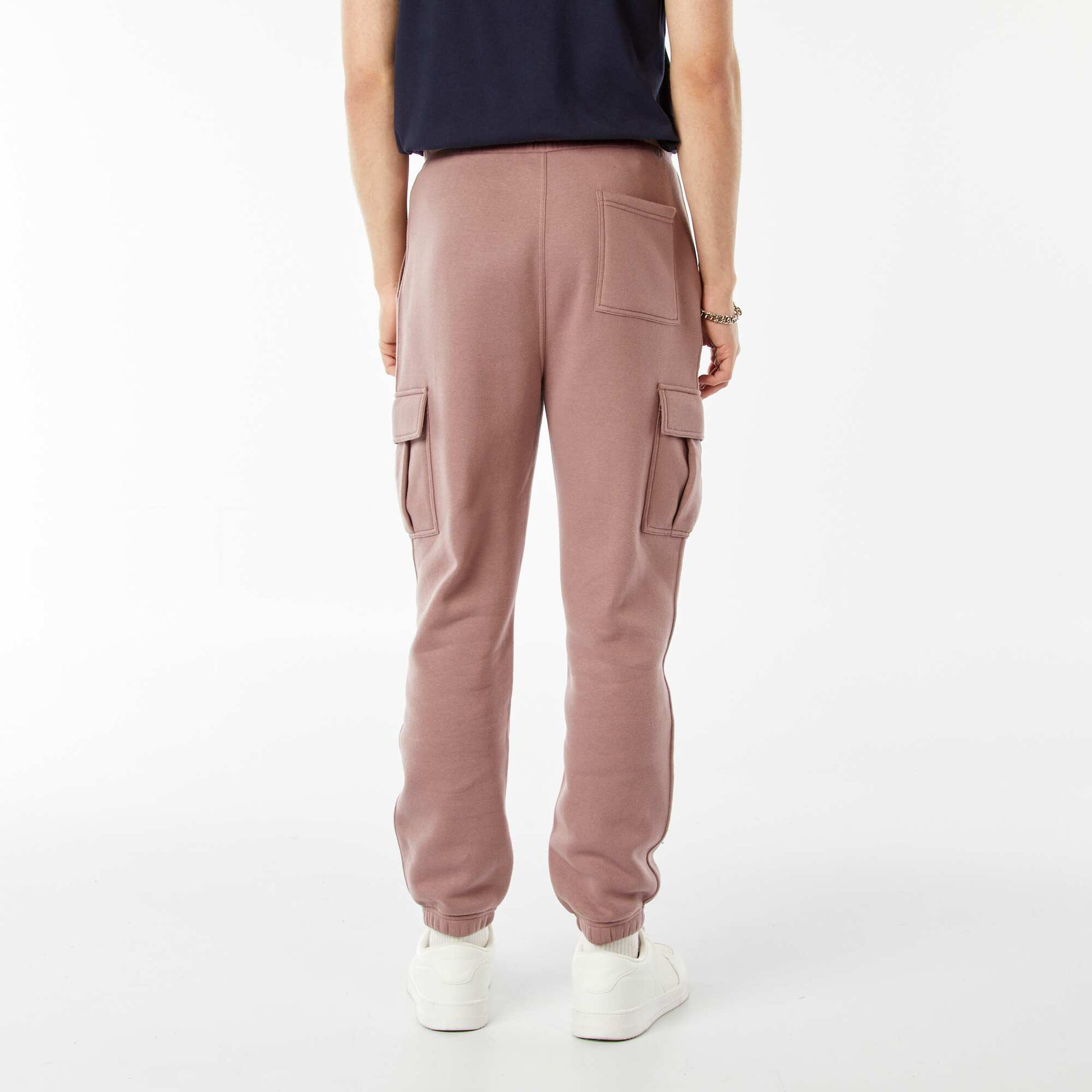 Jogging multi-poches en molleton VIOLET