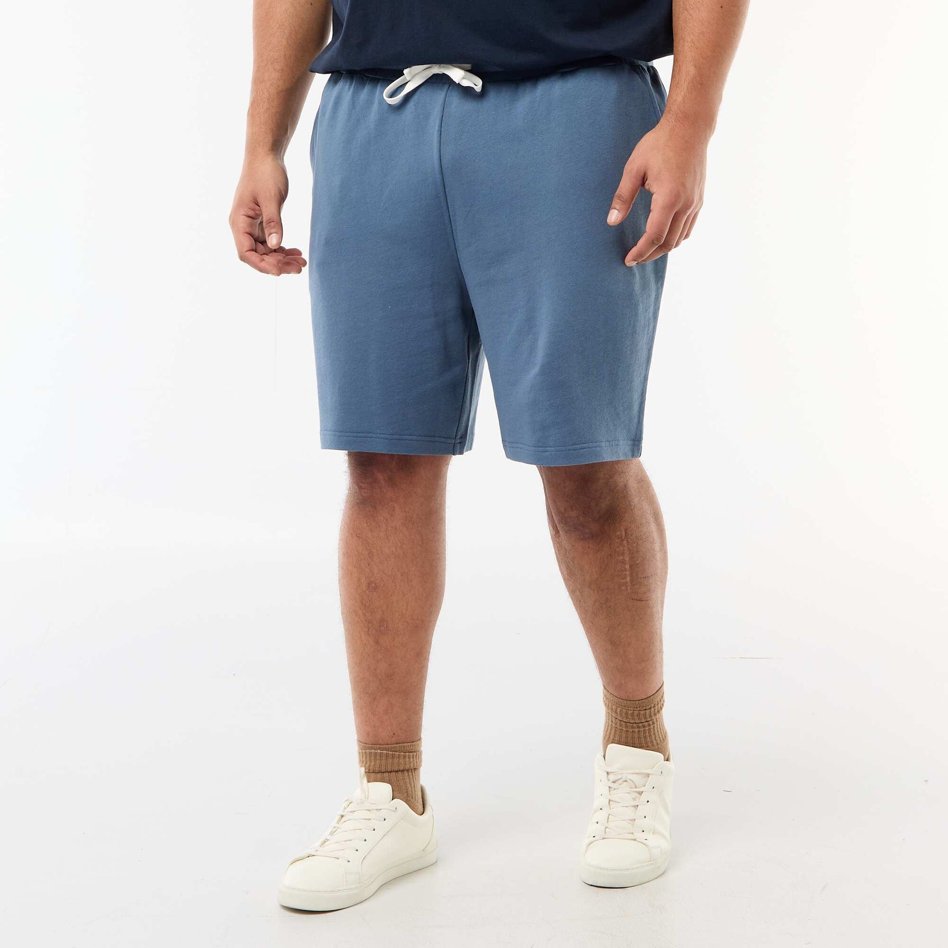 Short en molleton BLEU