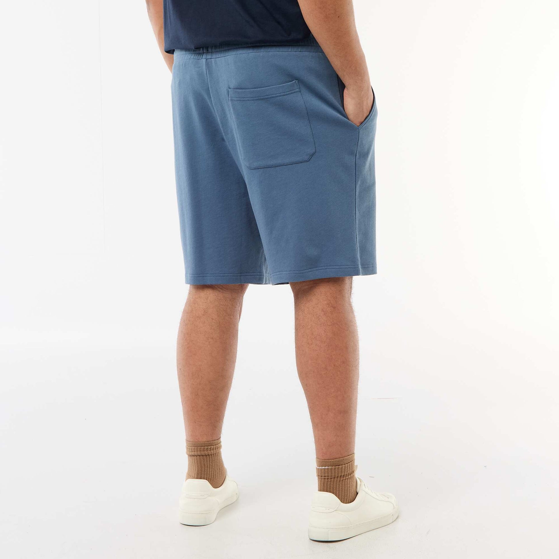 Short en molleton BLEU