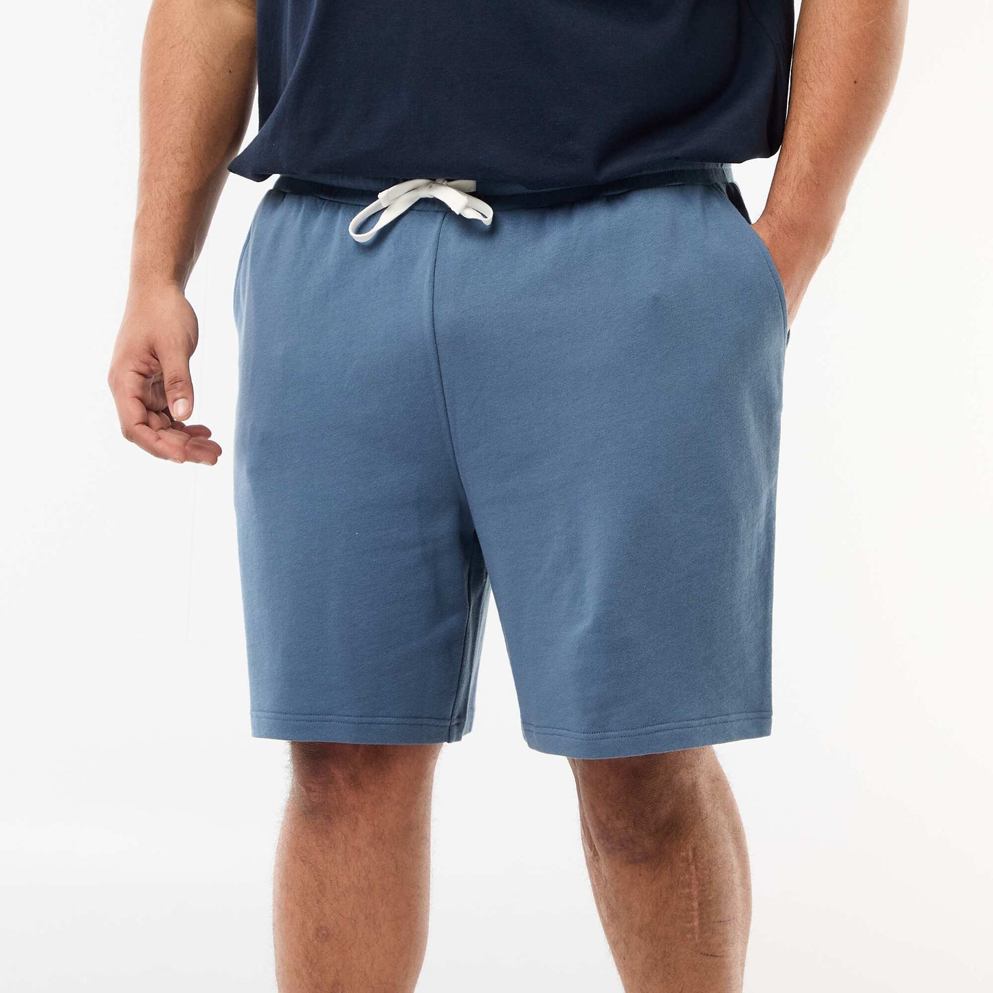 Short en molleton BLEU