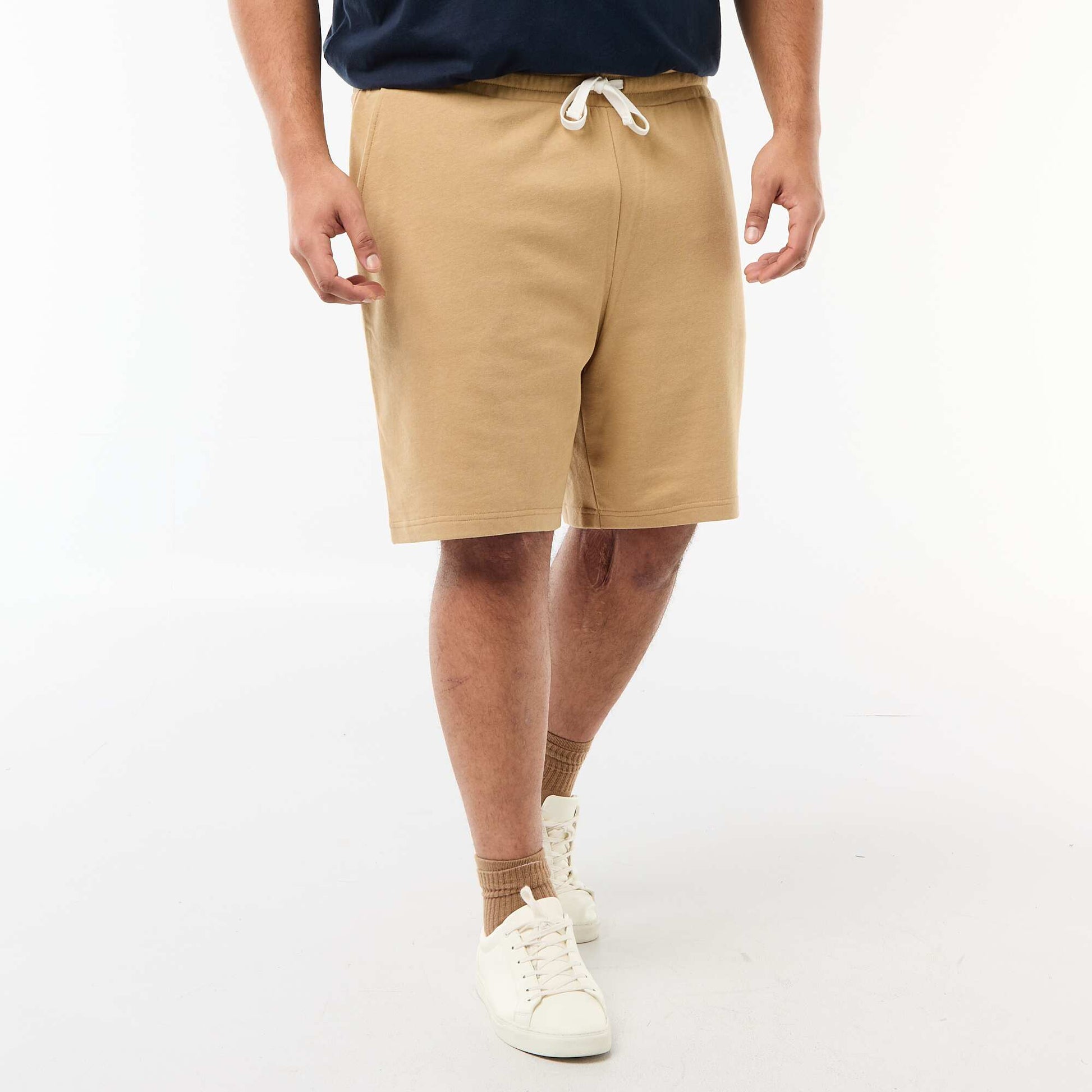 Short en molleton BEIGE
