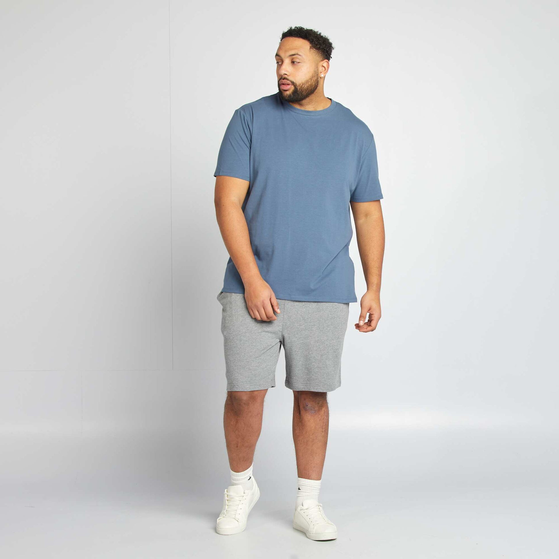 Short en molleton GRIS