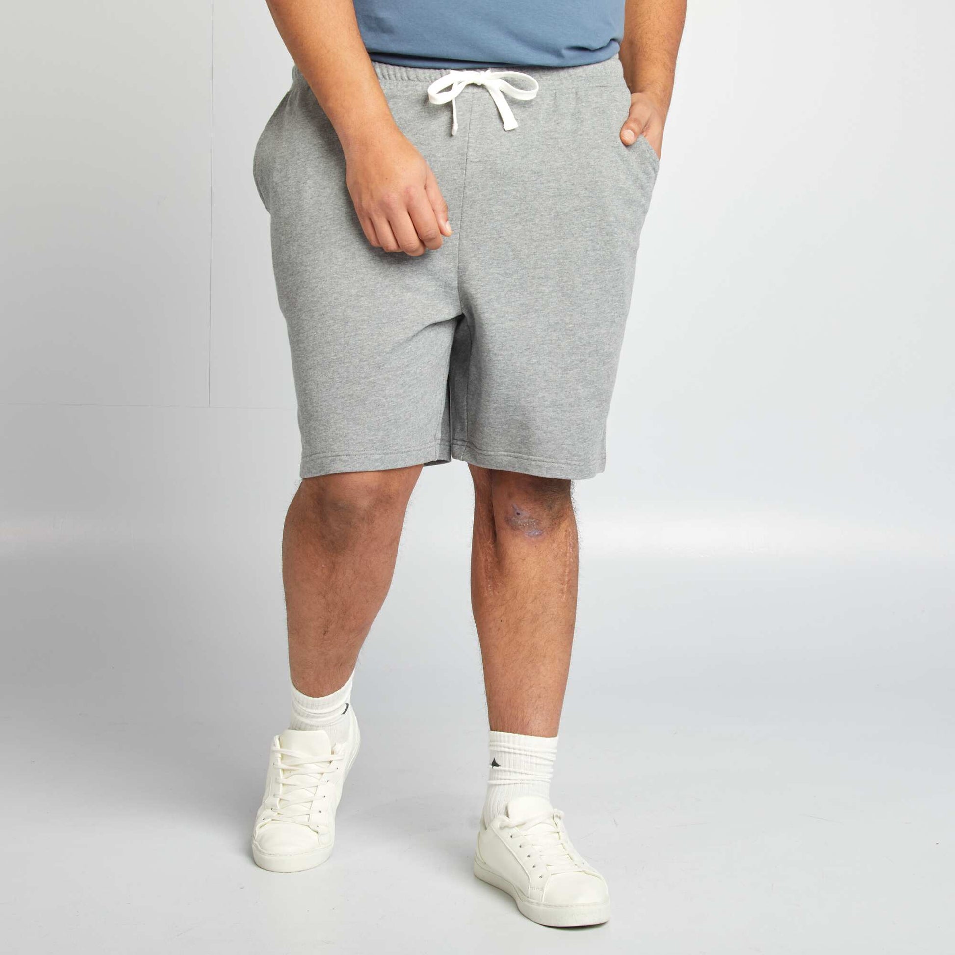 Short en molleton GRIS
