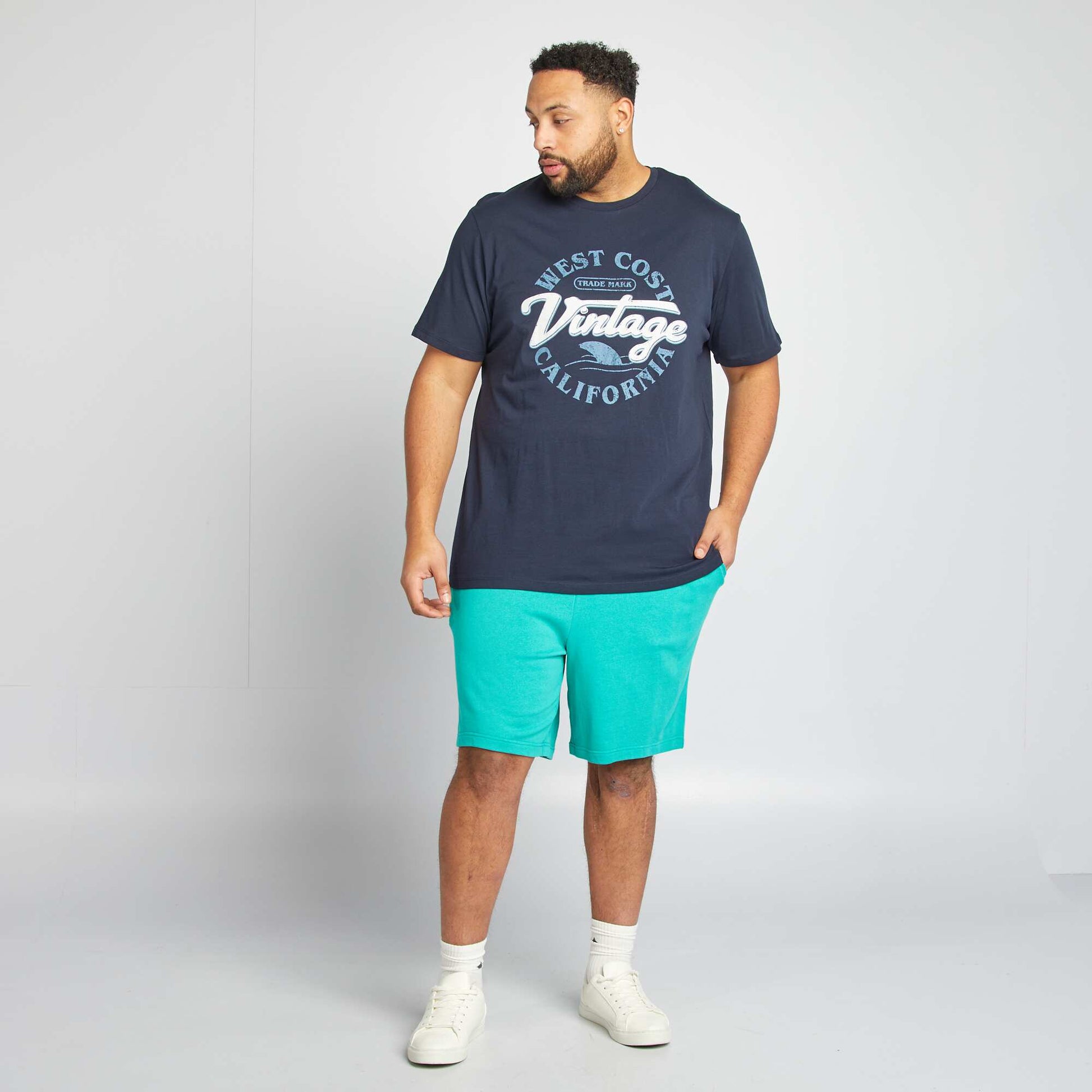 Short en molleton VERT