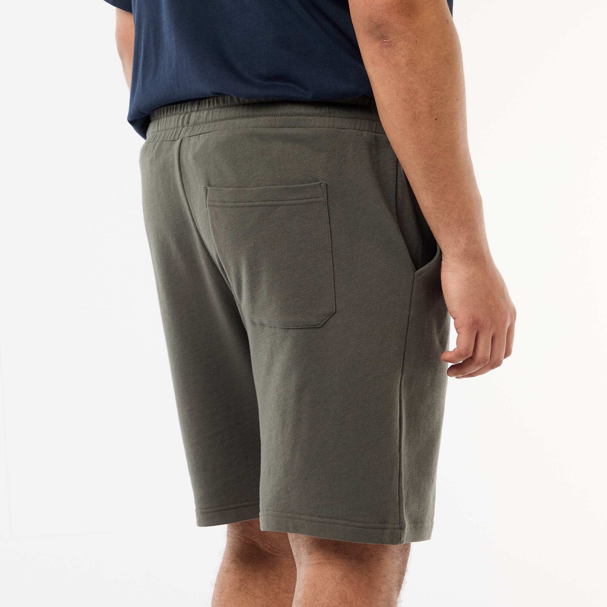 Short en molleton KAKI
