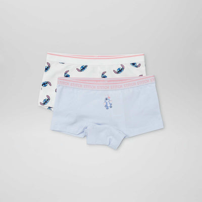 Lot de 2 culottes 'Stitch' de 'Disney' BLEU