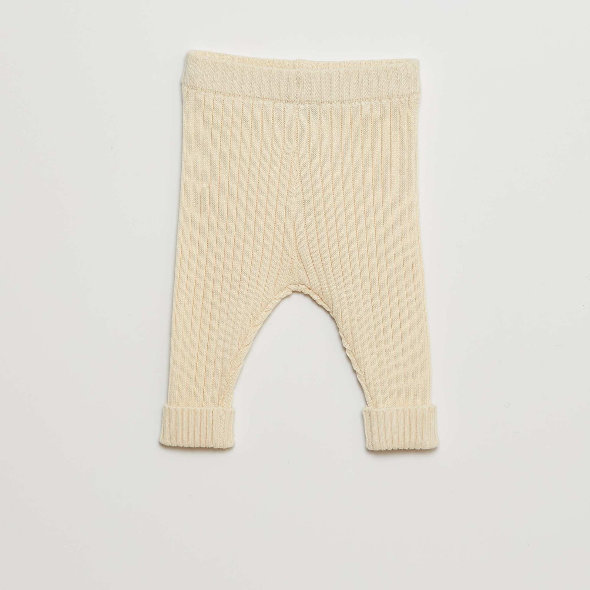 Ensemble gilet + legging côtelé - 2 pièces blanc