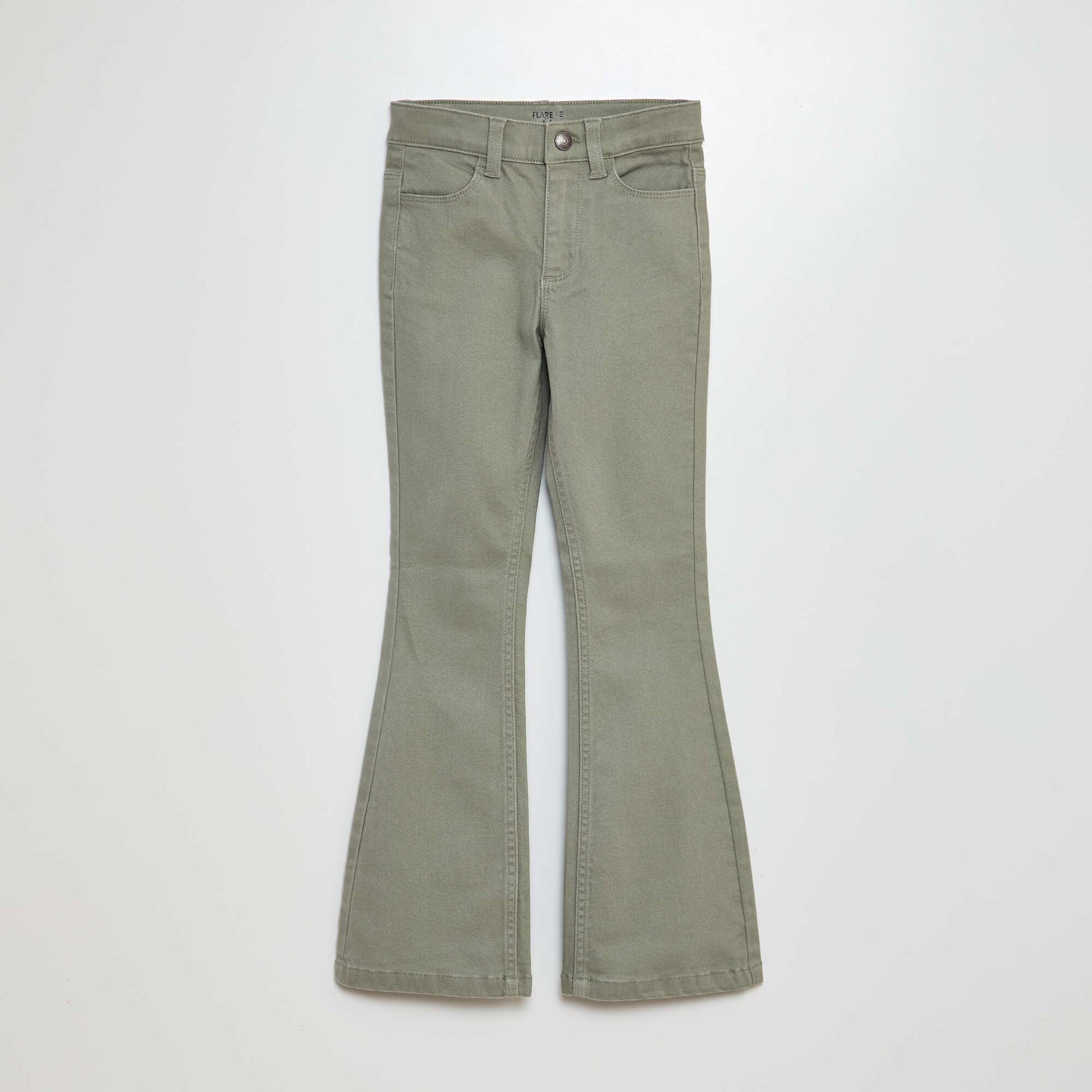 Pantalon flare - Coupe + ajustée VERT