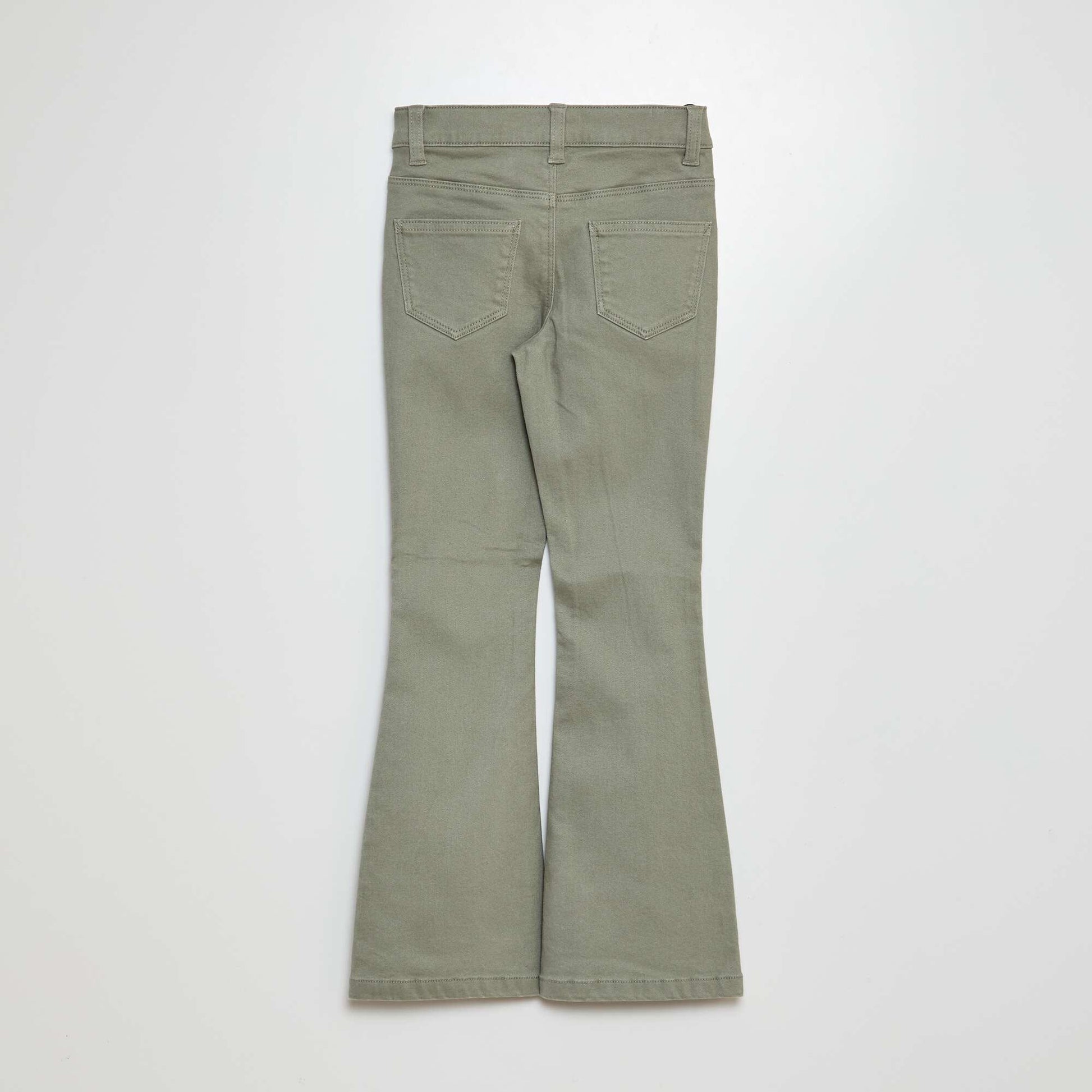 Pantalon flare - Coupe + ajustée VERT