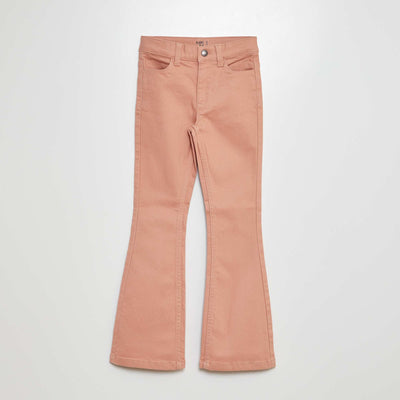Pantalon flare - Coupe + ajustée ROSE