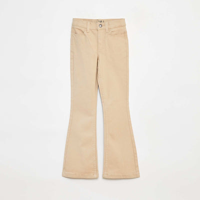Pantalon flare - Coupe + ajustée BEIGE